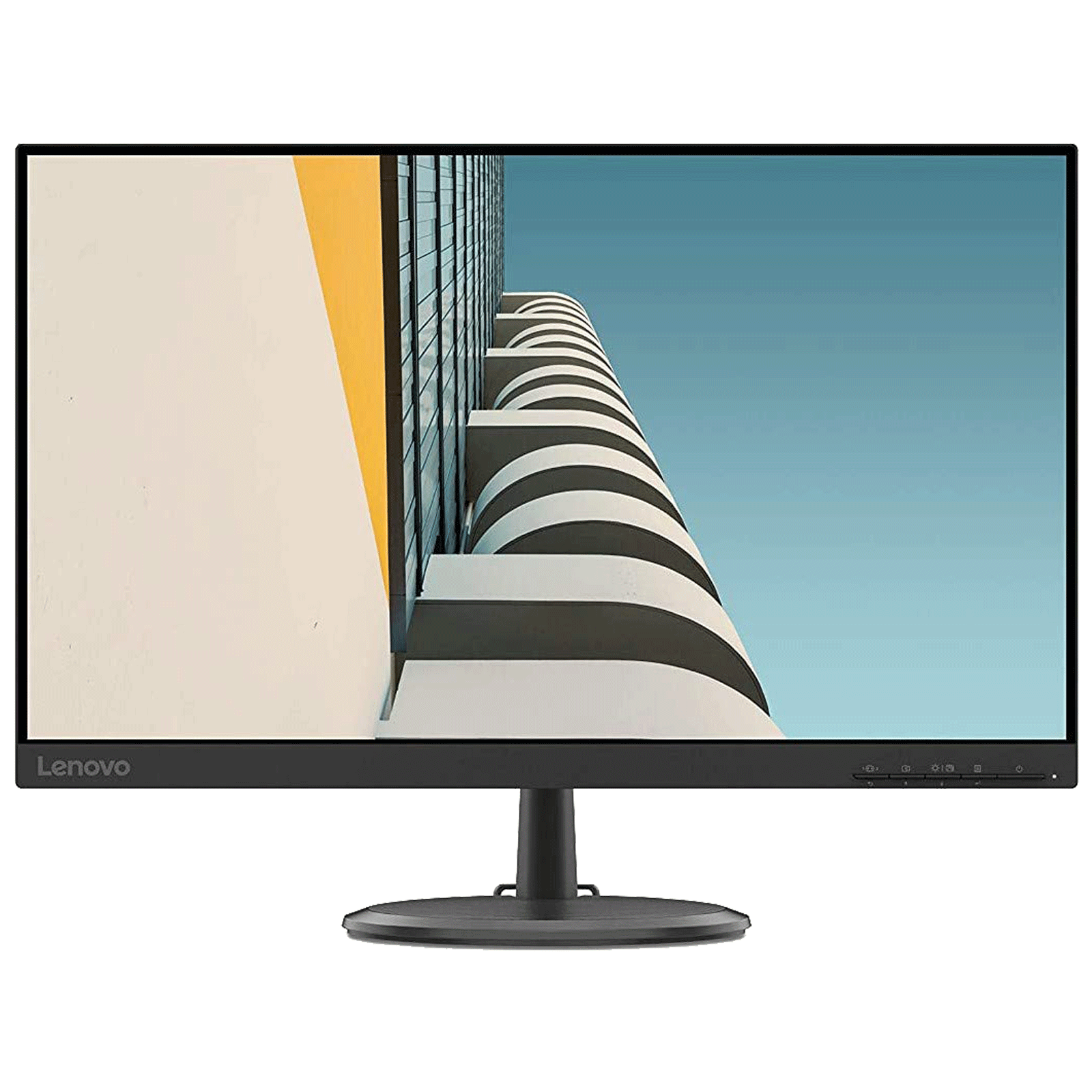 

Lenovo D24-20 60.45cm (23.8 Inch) Full HD Flat Panel Monitor (AMD FreeSync Technology, HDMI + VGA, 75Hz, 66AEKAC1IN, Black), No color