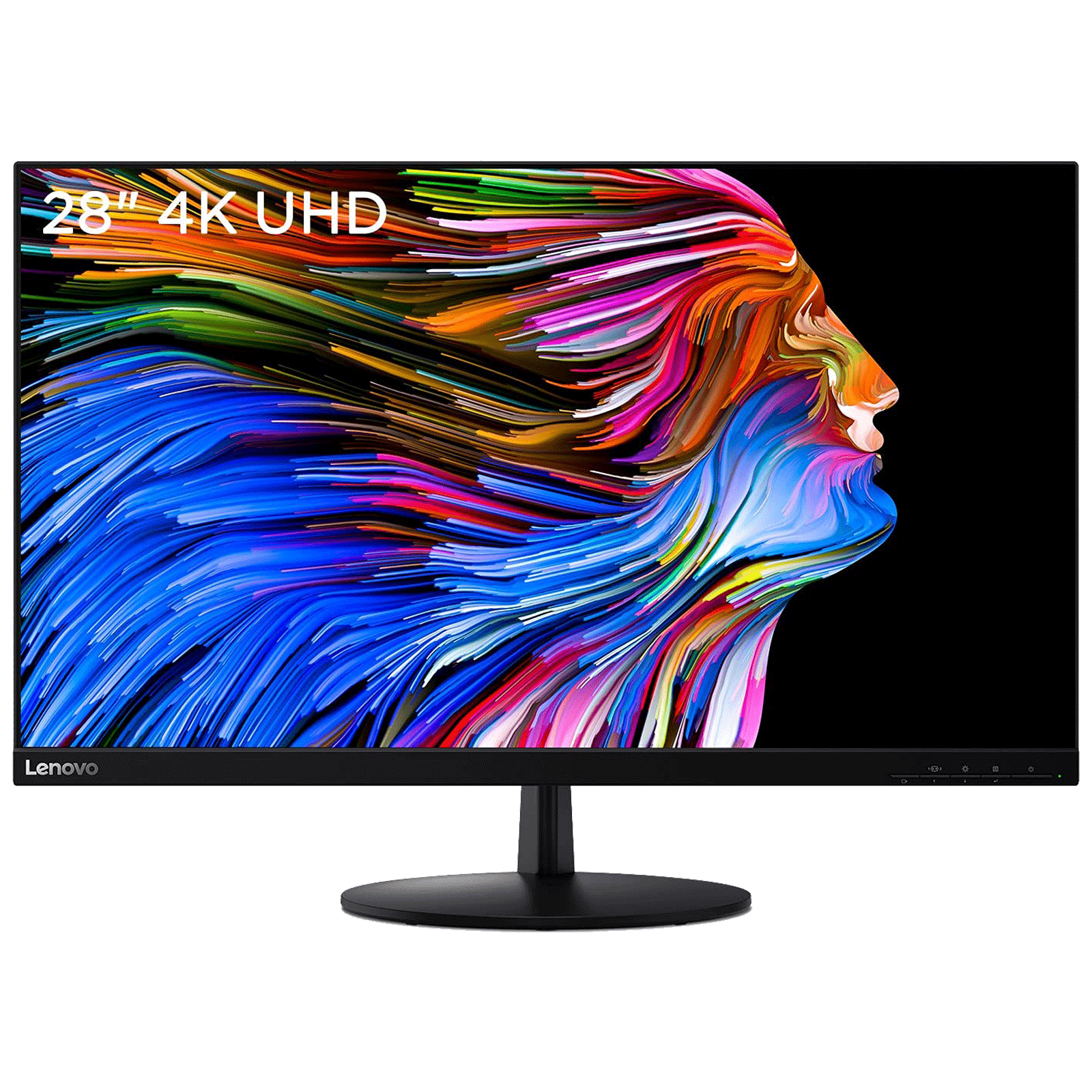 

Lenovo L-Series 71.12cm (28 Inches) Ultra HD 4K Flat Panel Monitor (Anti Glare, HDMI, 60Hz, 65FAGAC2IN, Black), No color