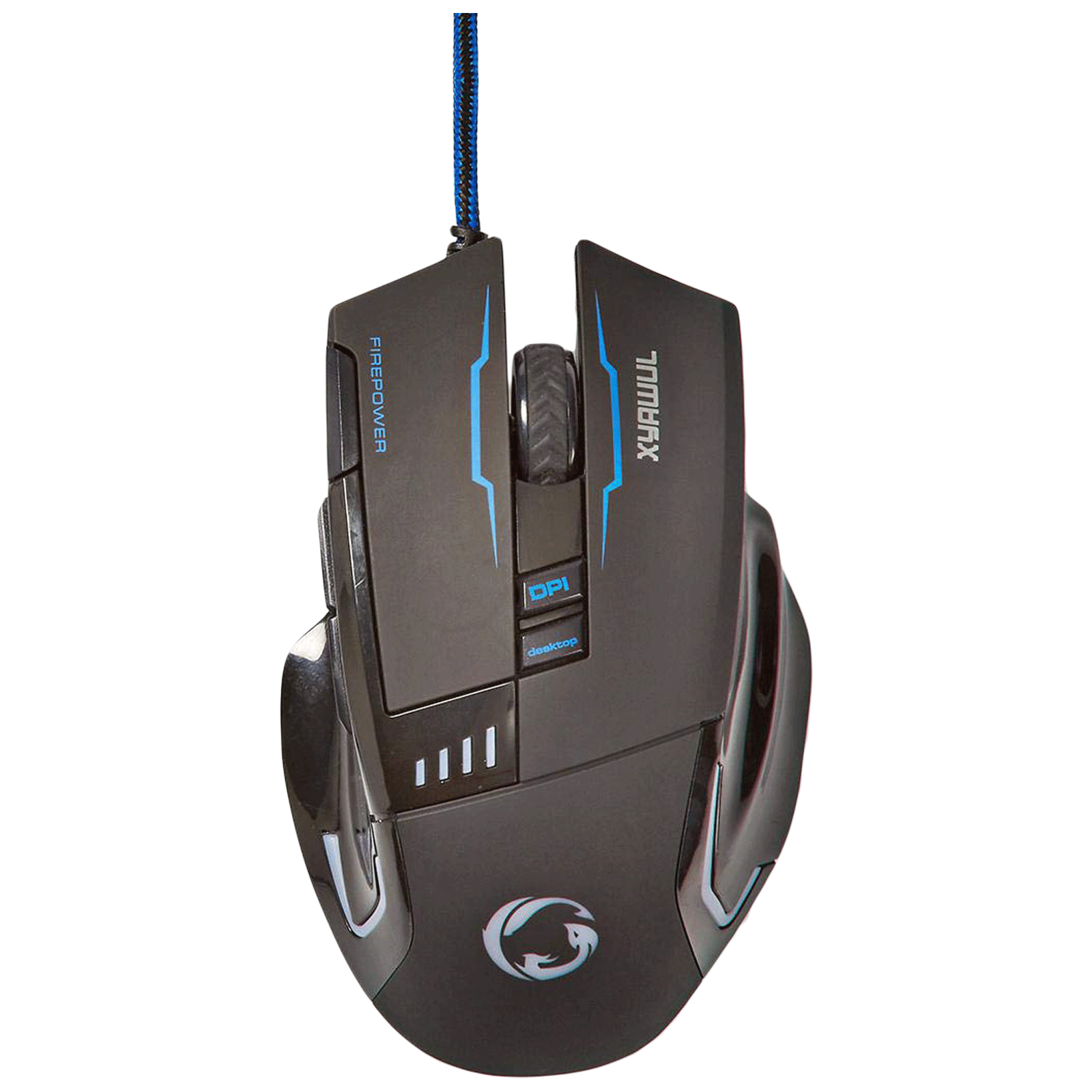 Nedis Wired Optical Gaming Mouse (8 Programmable Buttons, GMWD300BK, Black)_1