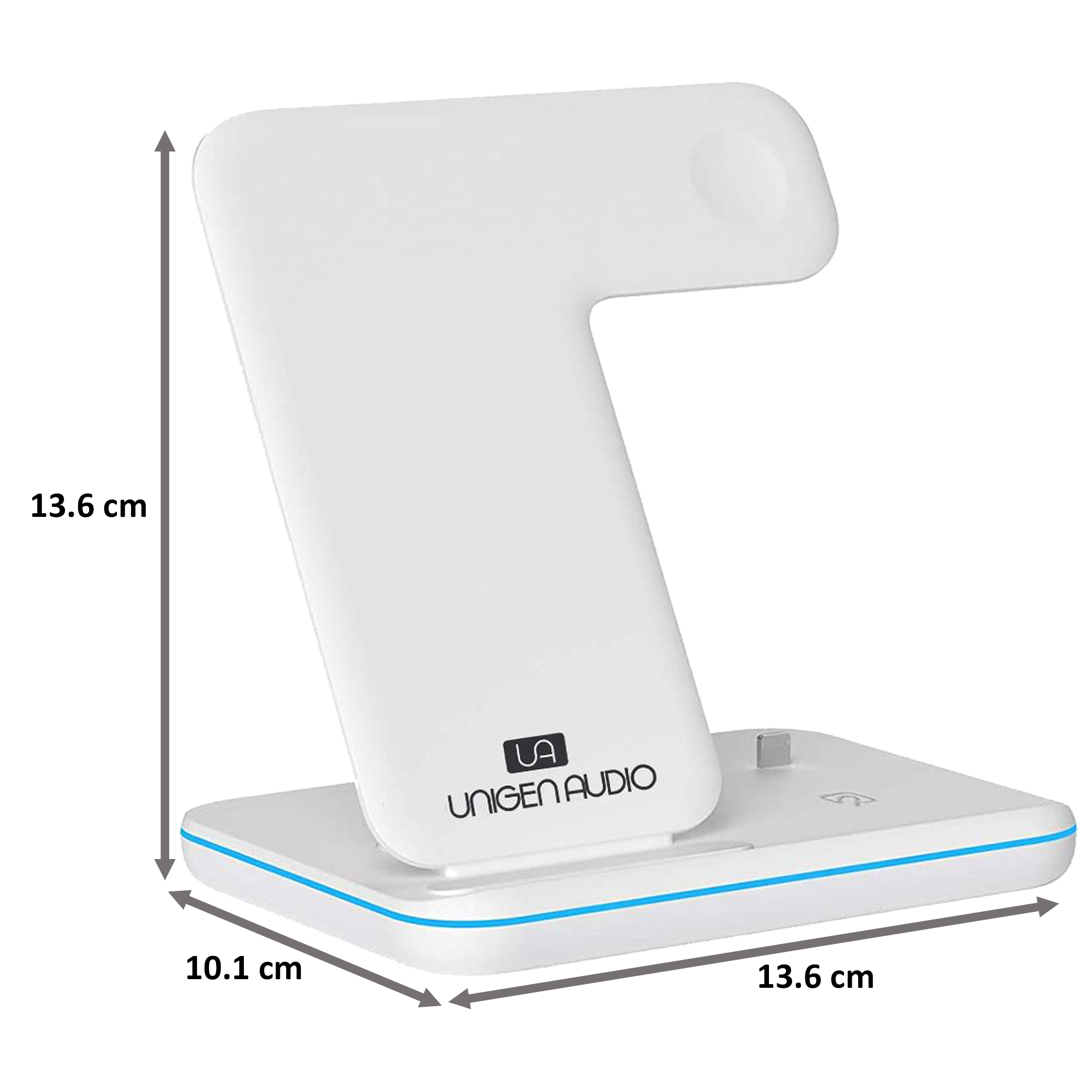 Buy UNIGEN UNIDOCK 350 23W 3-in-1 Wireless Charger for iOS, Android, Smart  Watch and TWS Earbuds (Qi Certified, Foldable Design, White) Online - Croma