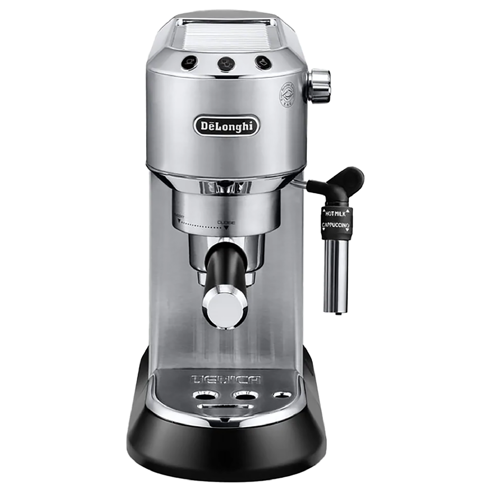 DeLonghi Pump Espresso 2 Cups Semi-Automatic Coffee Maker (Makes Expresso and Cappuccino Coffee, EC685M, Metallic)_1