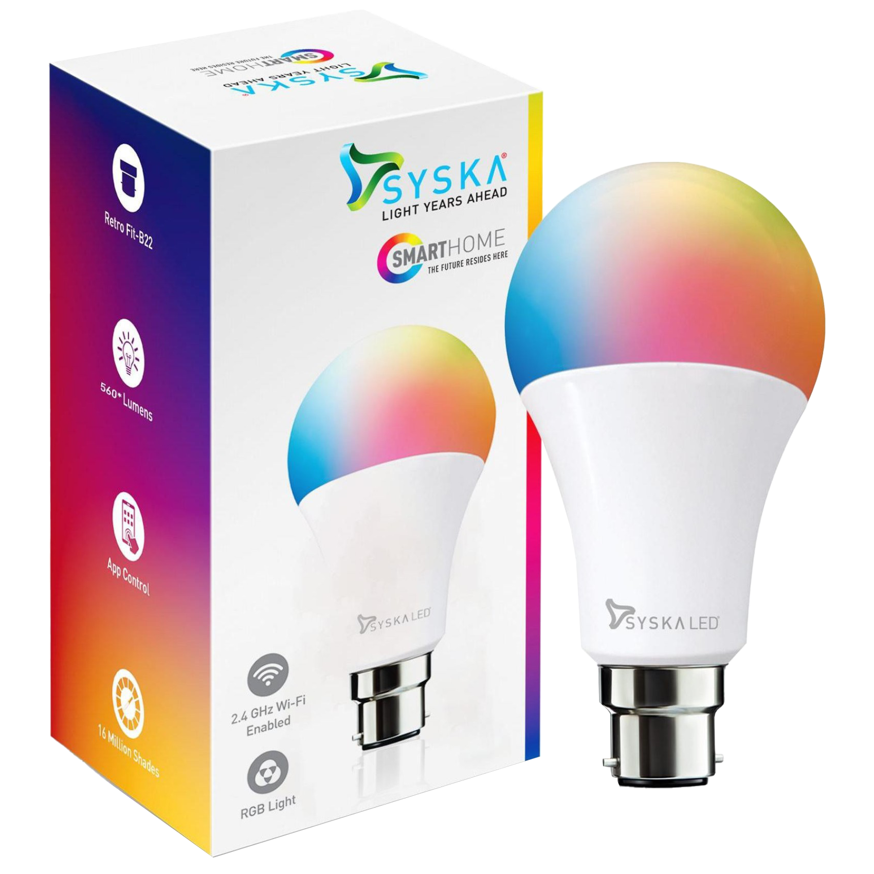 Syska - Syska 7 Watts Electric Powered LED Bulb (SSK-SMW-7W-C, White)