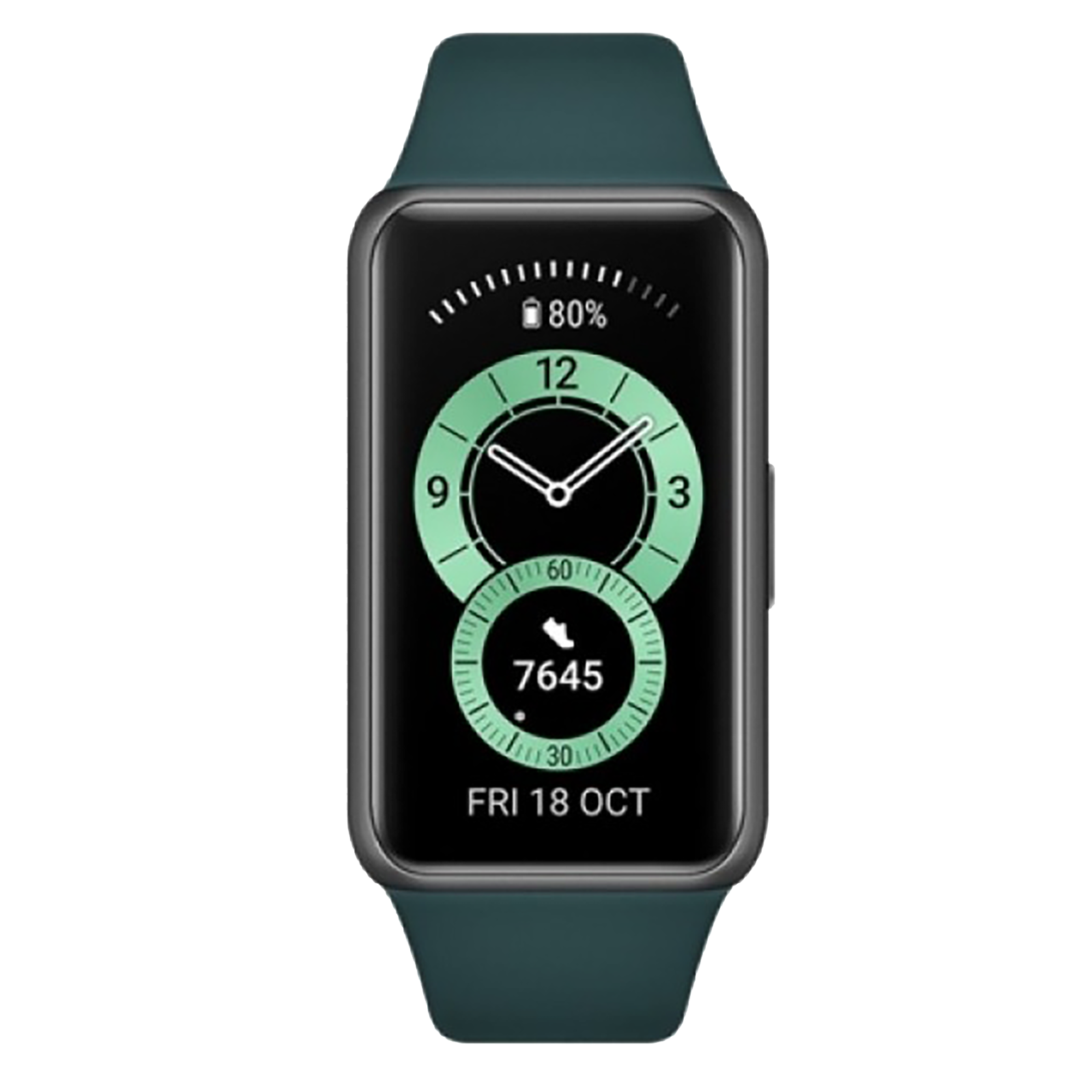 

Huawei Band 6 Smart Band (37.3 mm) (Heart Rate Monitoring, 55026648, Forest Green), No color