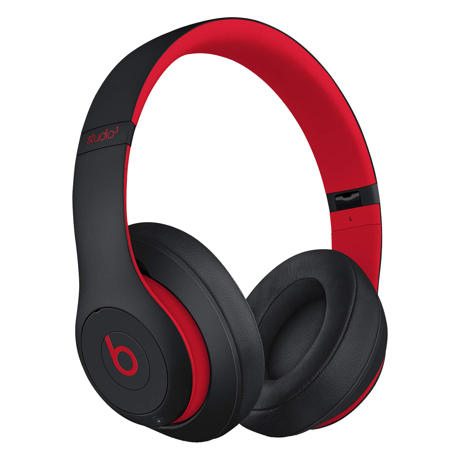 Beats Studio 3 Decade Collection MX422ZM/A Over-Ear Wireless Headphone with Mic (Bluetooth, Defiant Black-Red)_1
