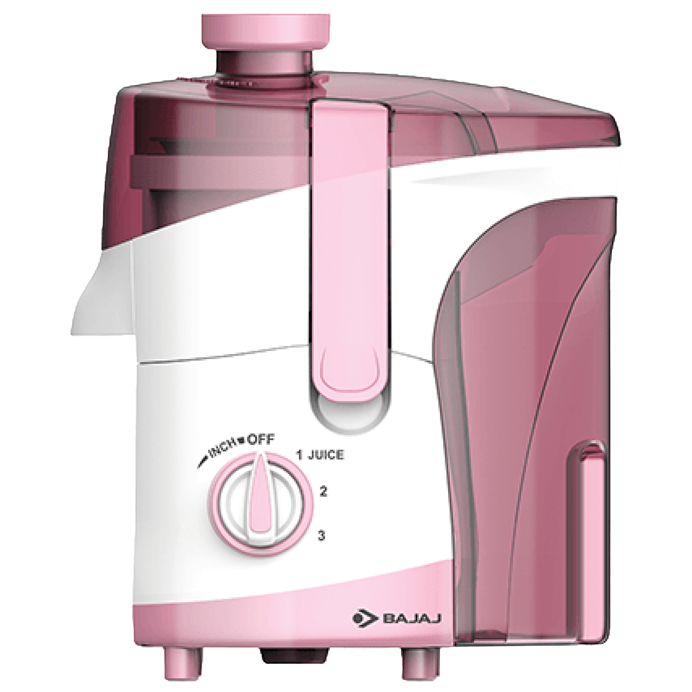 Bajaj JX 20 500 Watts 2 Jars Juicer Mixer Grinder (ISI Approved, 410701, White/Pink)_2