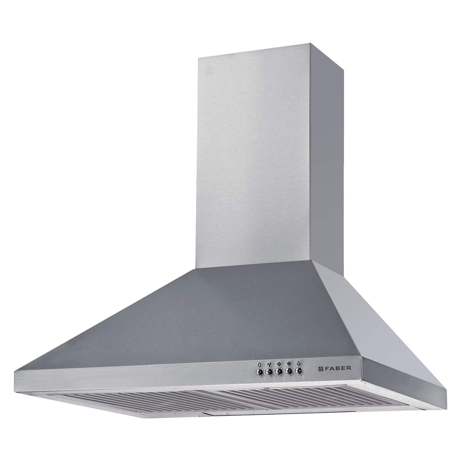 Faber Conico 800m³/hr 60cm Wall Mount Chimney (Baffle Filter, BfSS60, Stainless Steel)_1