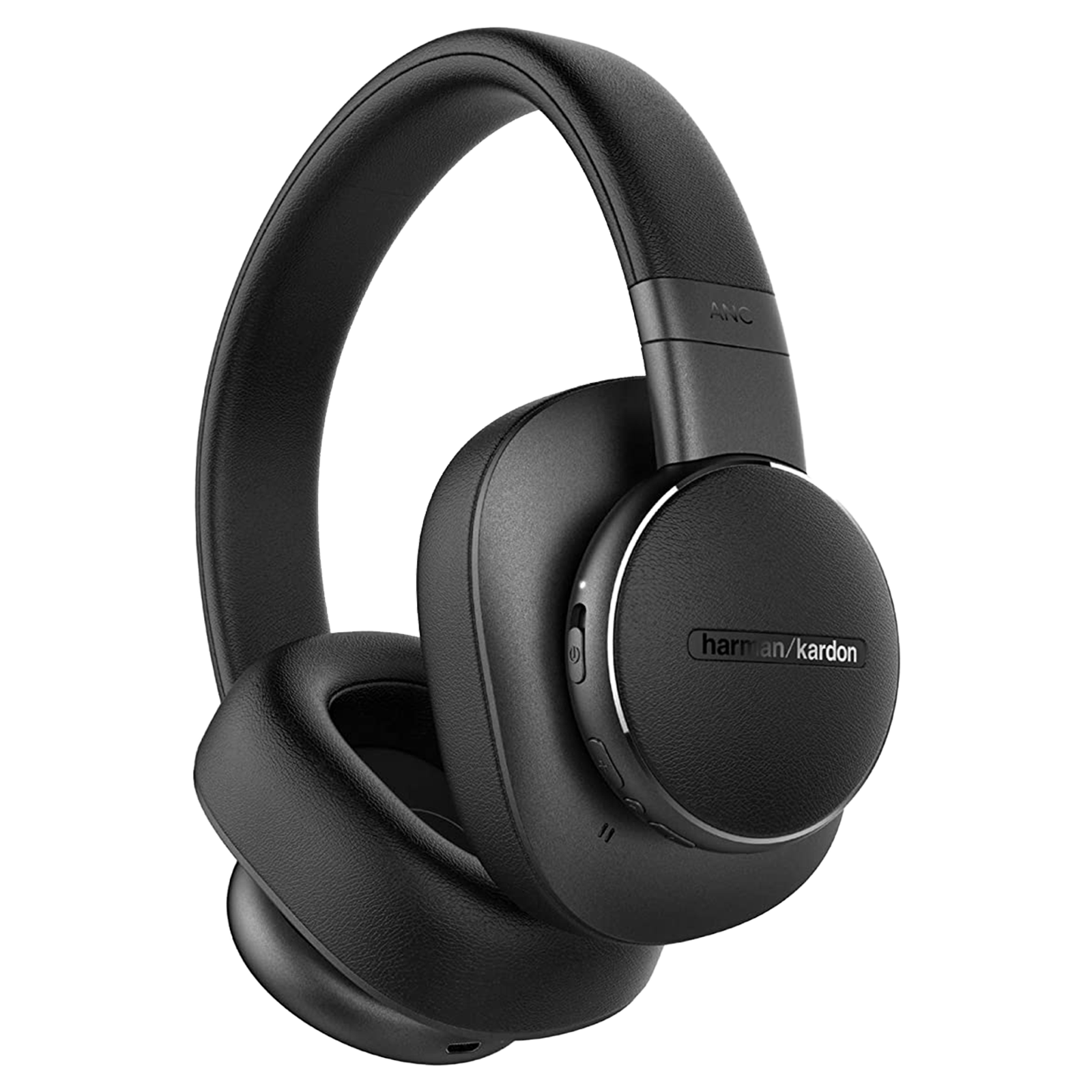 Harman Kardon Fly HKFLYANCBLK Over-Ear Active Noise Cancellation Wireless Headphone with Mic (Bluetooth 4.2, Fast Charging Capability, Black)_1