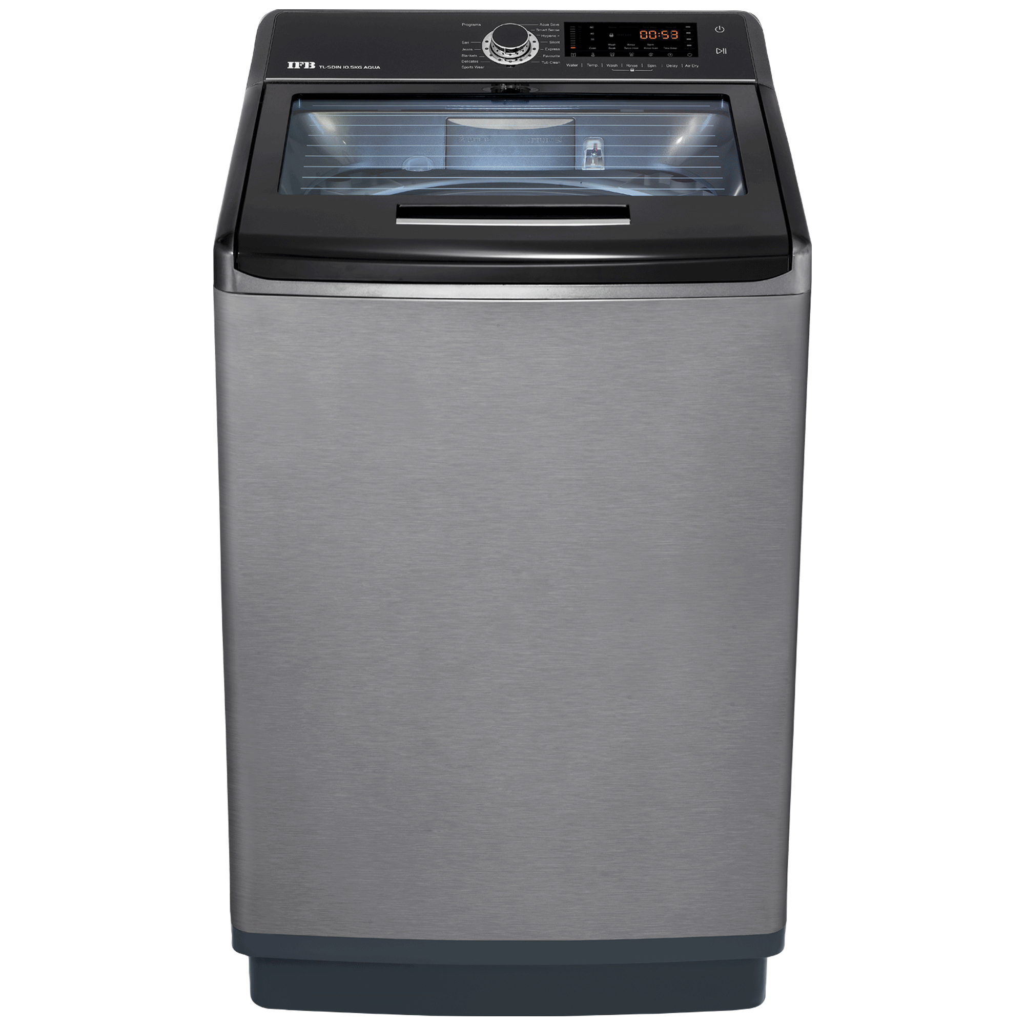 IFB 10.5 kg 5 Star Fully Automatic Top Load Washing Machine (4D Wash, TL-SDIN AQUA, Inox)_1