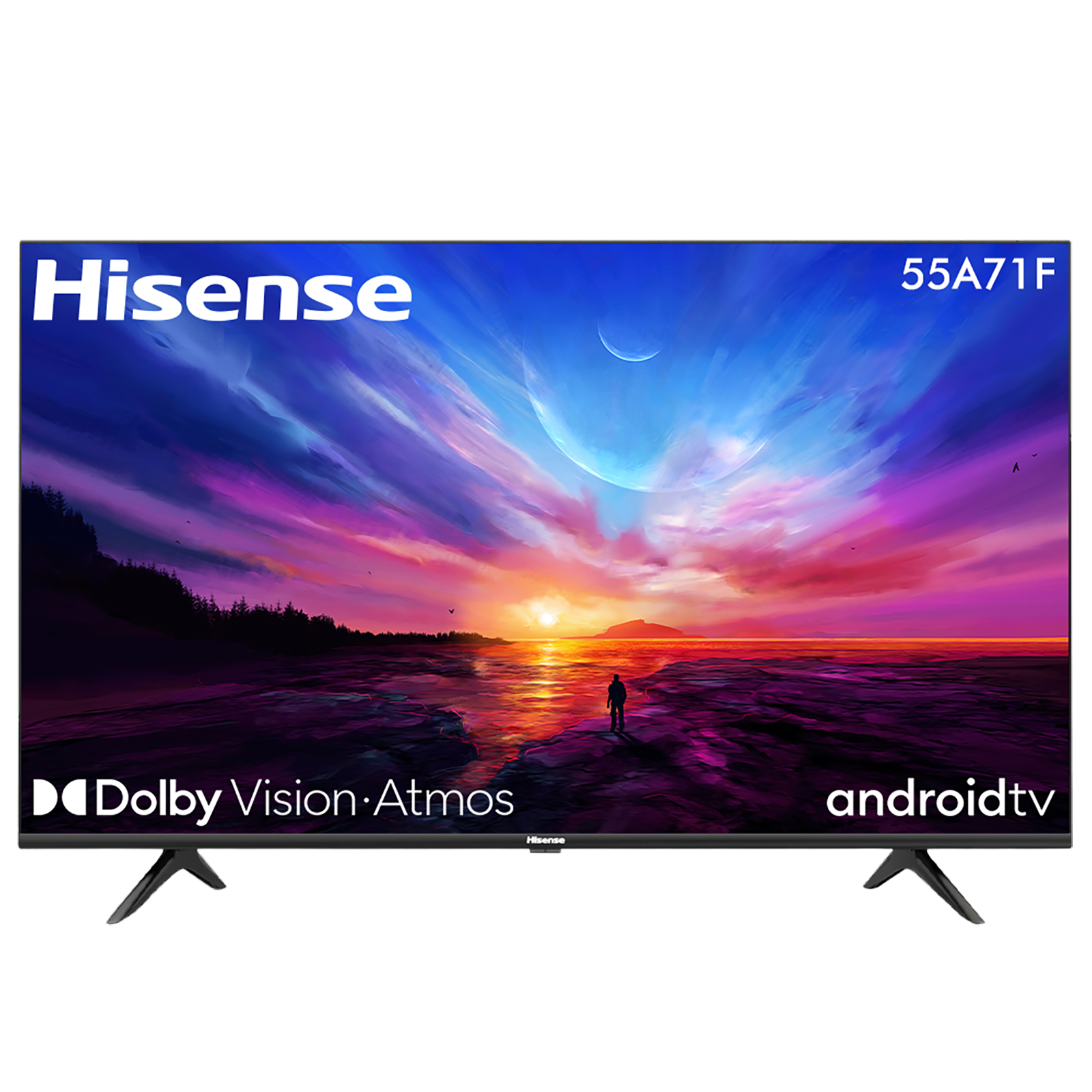 Hisense A71F 139 cm (55 inch) 4K Ultra HD LED Android TV with Google Assistant (2020 model)_1