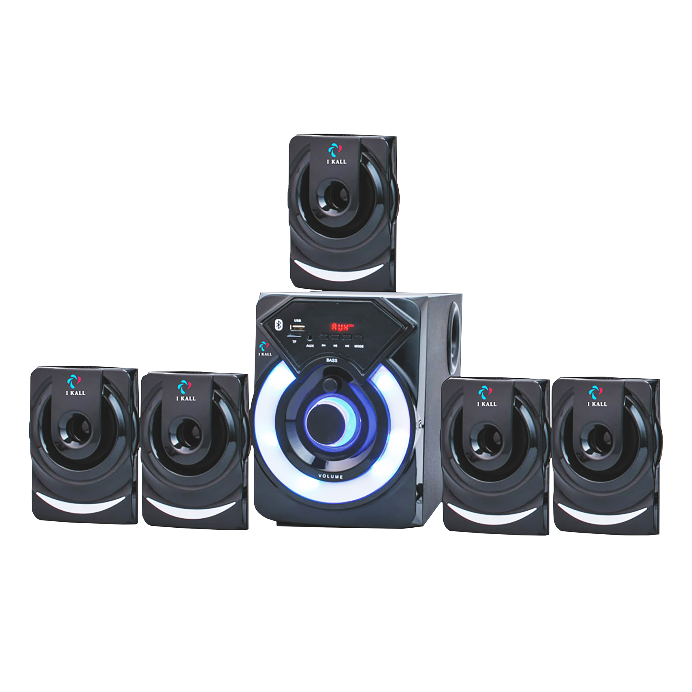 I KALL 5.1 Channel 60 Watts Standard Home Theatre System (Wireless Music Streaming, IK-888, Black)_1