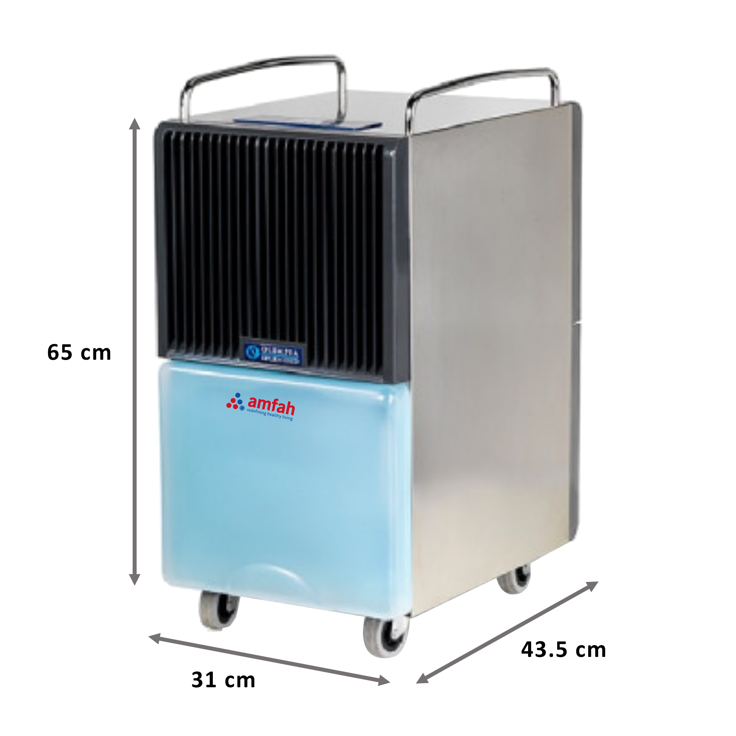Amfah Filtration Air Dehumidifier (Portable, SECCOPROF 38, Blue)_2