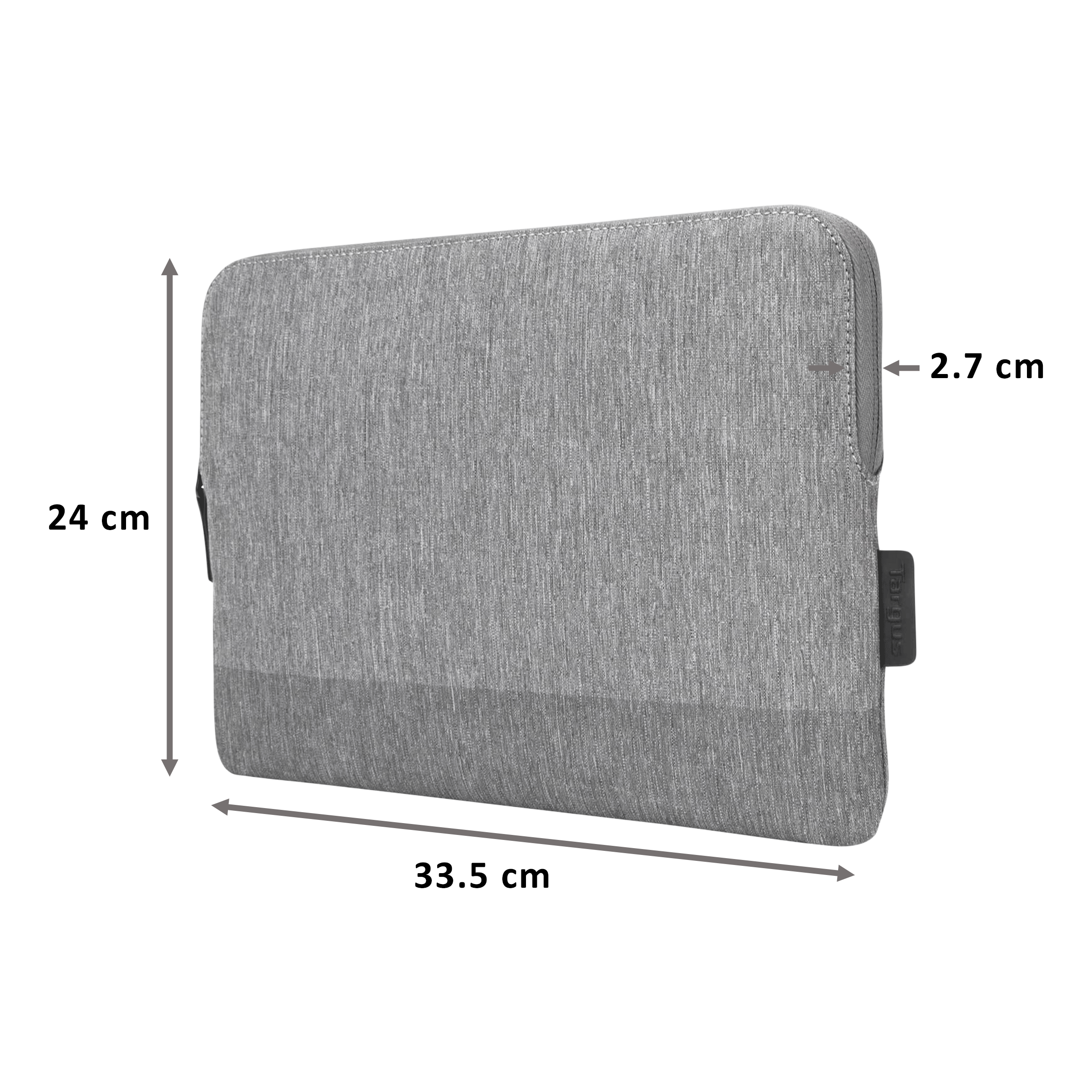 Targus Neoprene Sleeve For Macbook (Slim and Lightweight, TSS975GL, Grey)_2