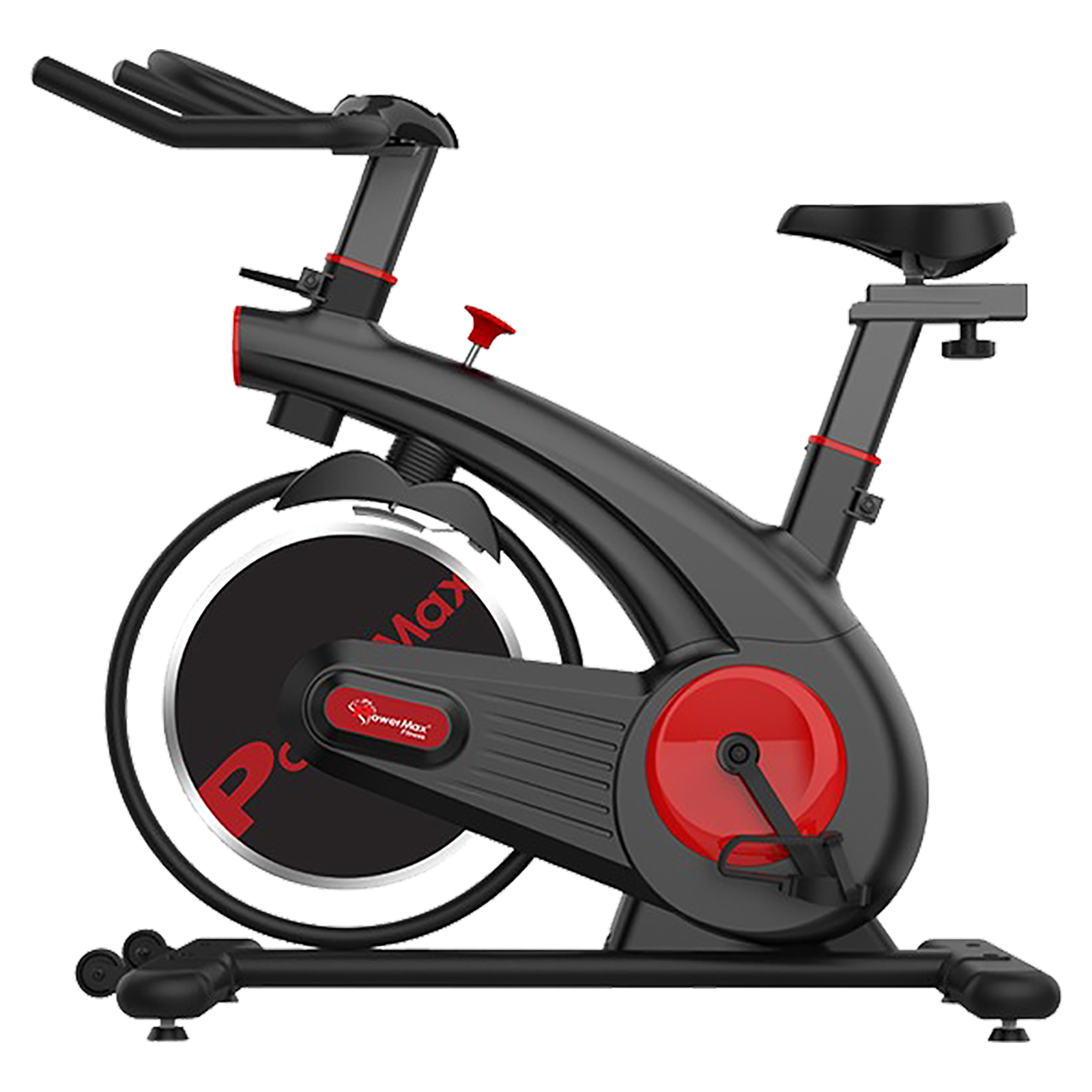 Powermax Fitness Cycle (Up/Down & Forward/Backward Saddle Adjustment, B-S2, Black)_1
