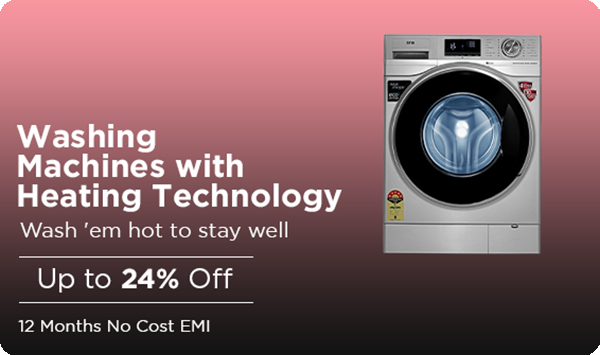 Washing Machine with Heating Tech