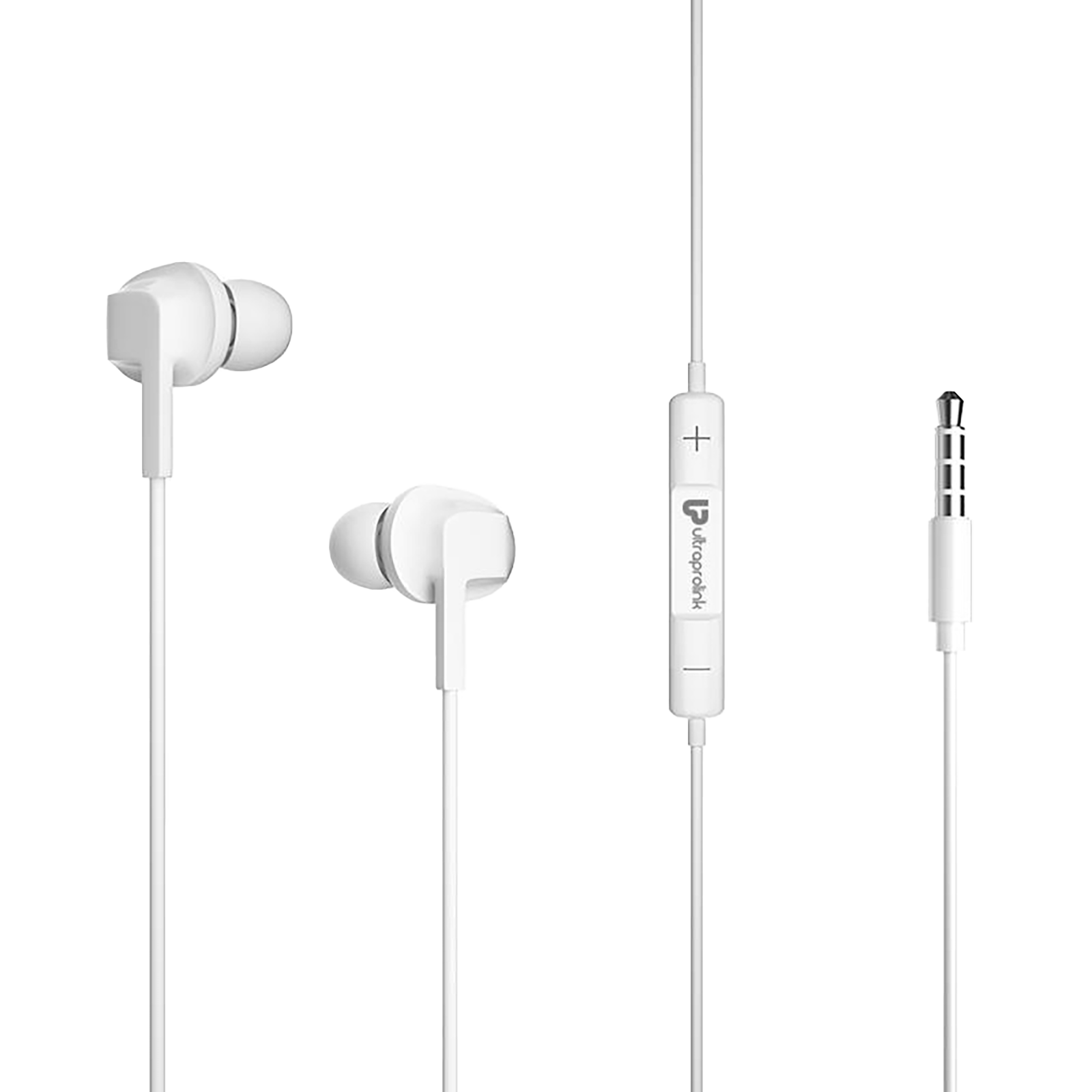 UltraProlink MoBass 4 UM1042WHT In-Ear Wired Earphone with Mic (Super Extra Bass, White)_1