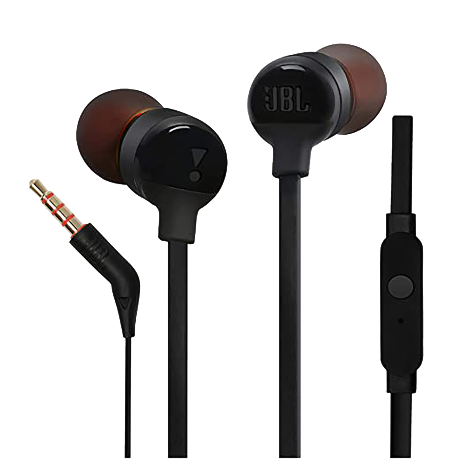 JBL Tune 110 In-Ear Wired Earphone with Mic (Tangle-free Flat Cable, Black)_1