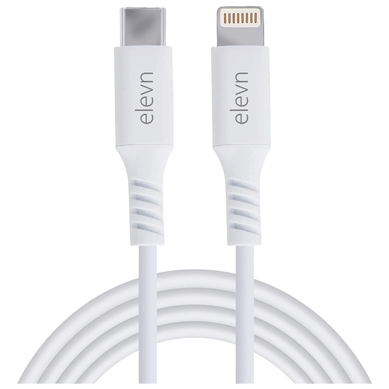 Elevn TPE 1.2 Meter USB 3.0 Type-C to Lightning Power/Charging and Data Transfer USB Cable (Fast Charging, EL 1.2CL PD, White)_1