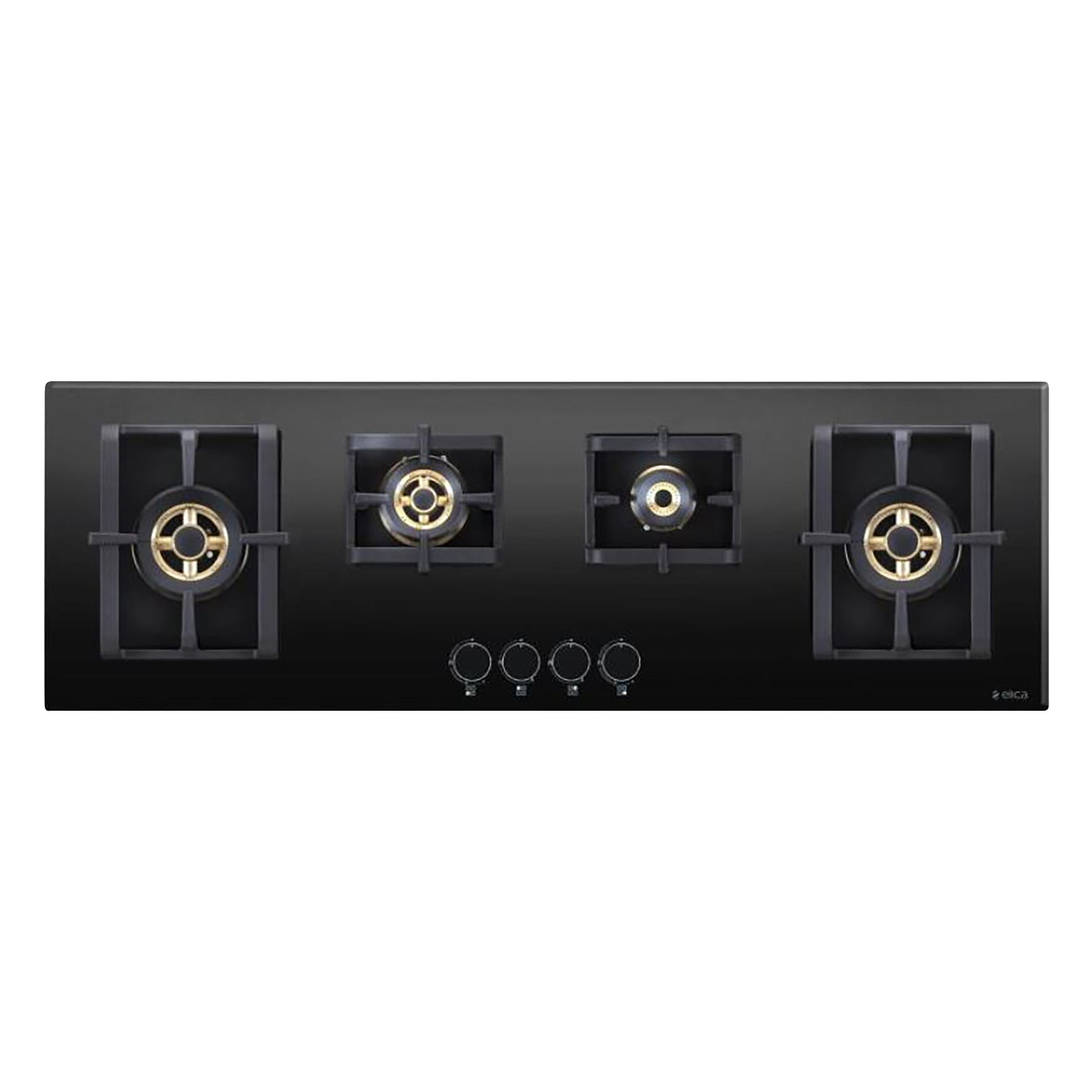 Elica Pro FB 4 Burner Glass Built-in Gas Hob (Electric Auto Ignition, 3148, Black)_1