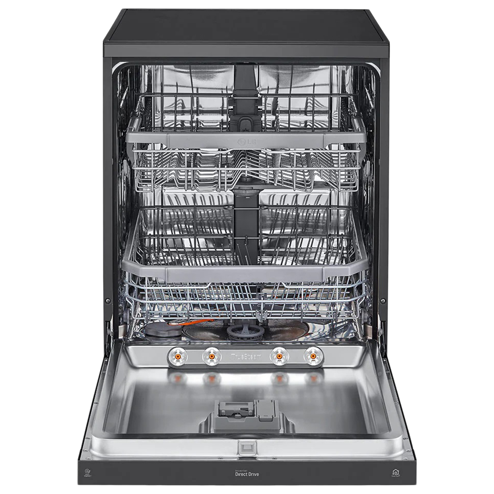 LG 14 Place Setting Freestanding Dishwasher (Inverter Direct Drive Technology, DFB424FM.ABMPEIL, Matt Black)_3