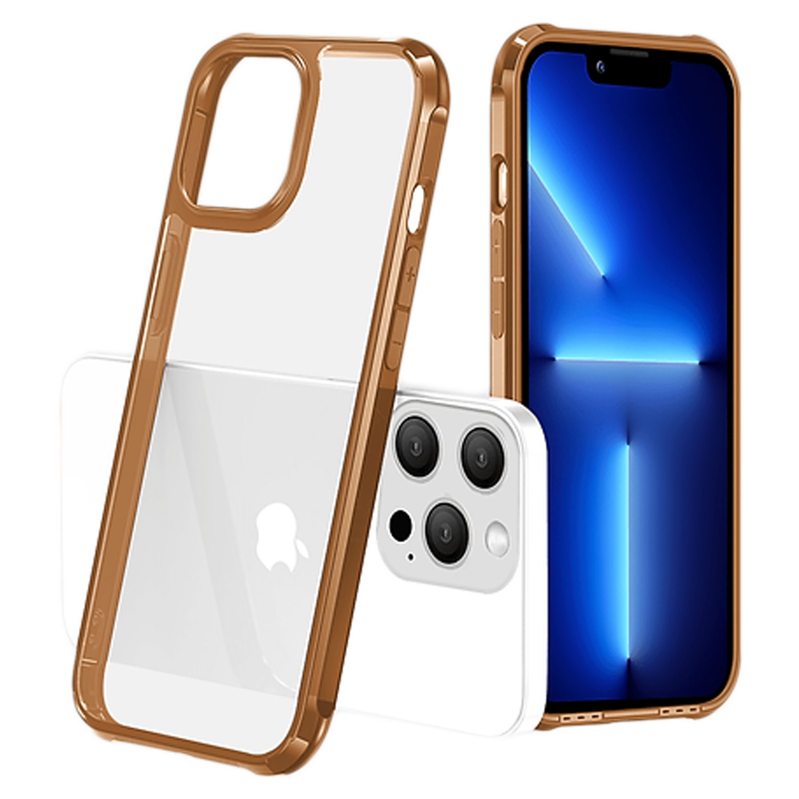 

Gripp Dazzle Xtreme TPU Back Case For iPhone 13 Pro (3H Scratch Resistant, GR-IP13P-DZTGLD, Gold), No color