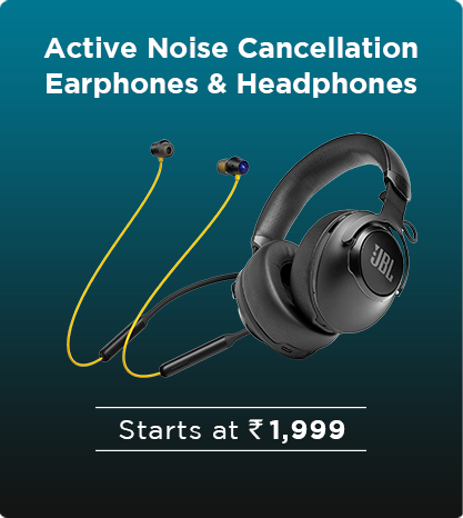 Active Noise Cancellation Earphones & Headphones