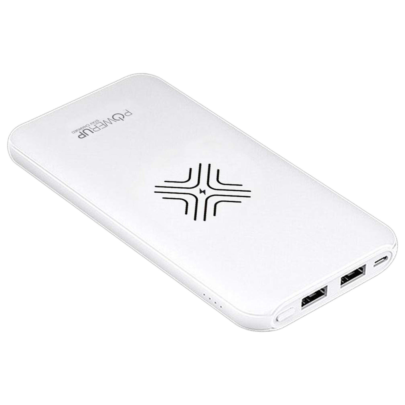 Powerup 10000mAh 2-Port Power Bank (Wireless Charging Support, PUP-PMWPB10K, White)_1