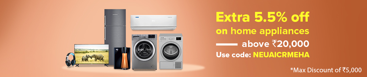 Extra 5.5% Off on Home Appliances
