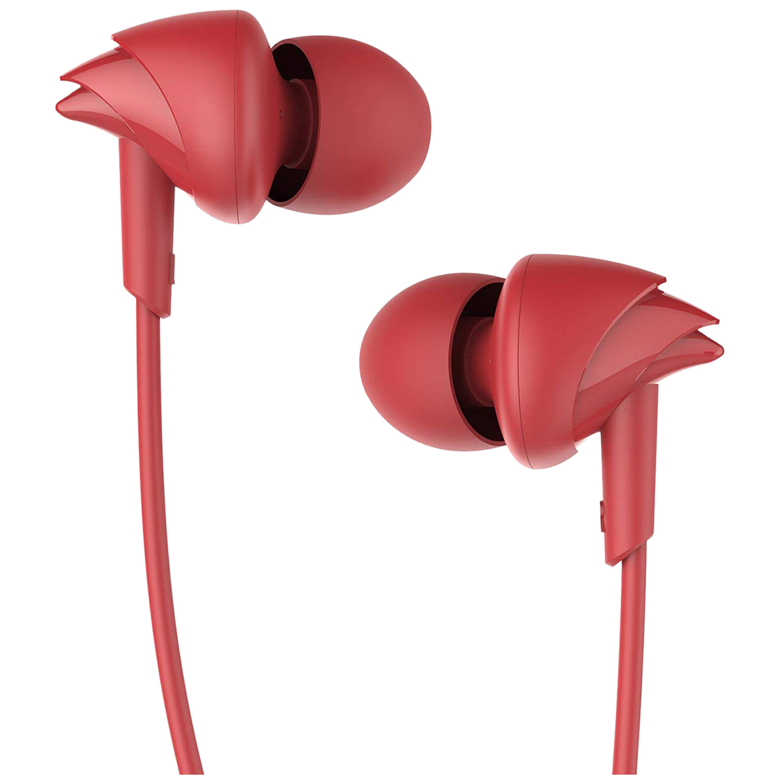 boAt BassHeads 100 In-Ear Wired Earphones with Mic (Red)_1