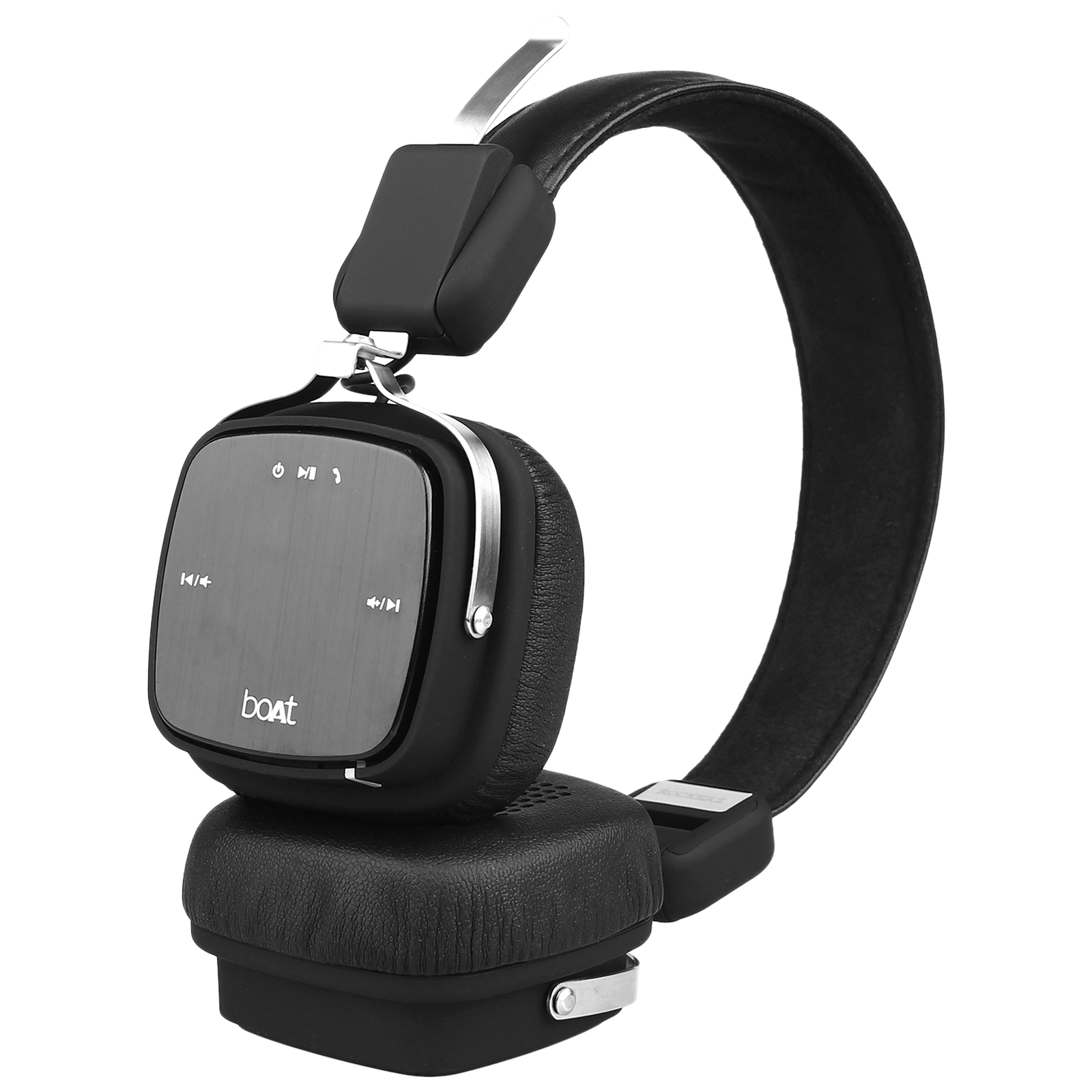 

boAt Rockerz 600 Over-Ear Wireless Headphone with Mic (Bluetooth 4.1, Moving Coil Driver, Black), No color