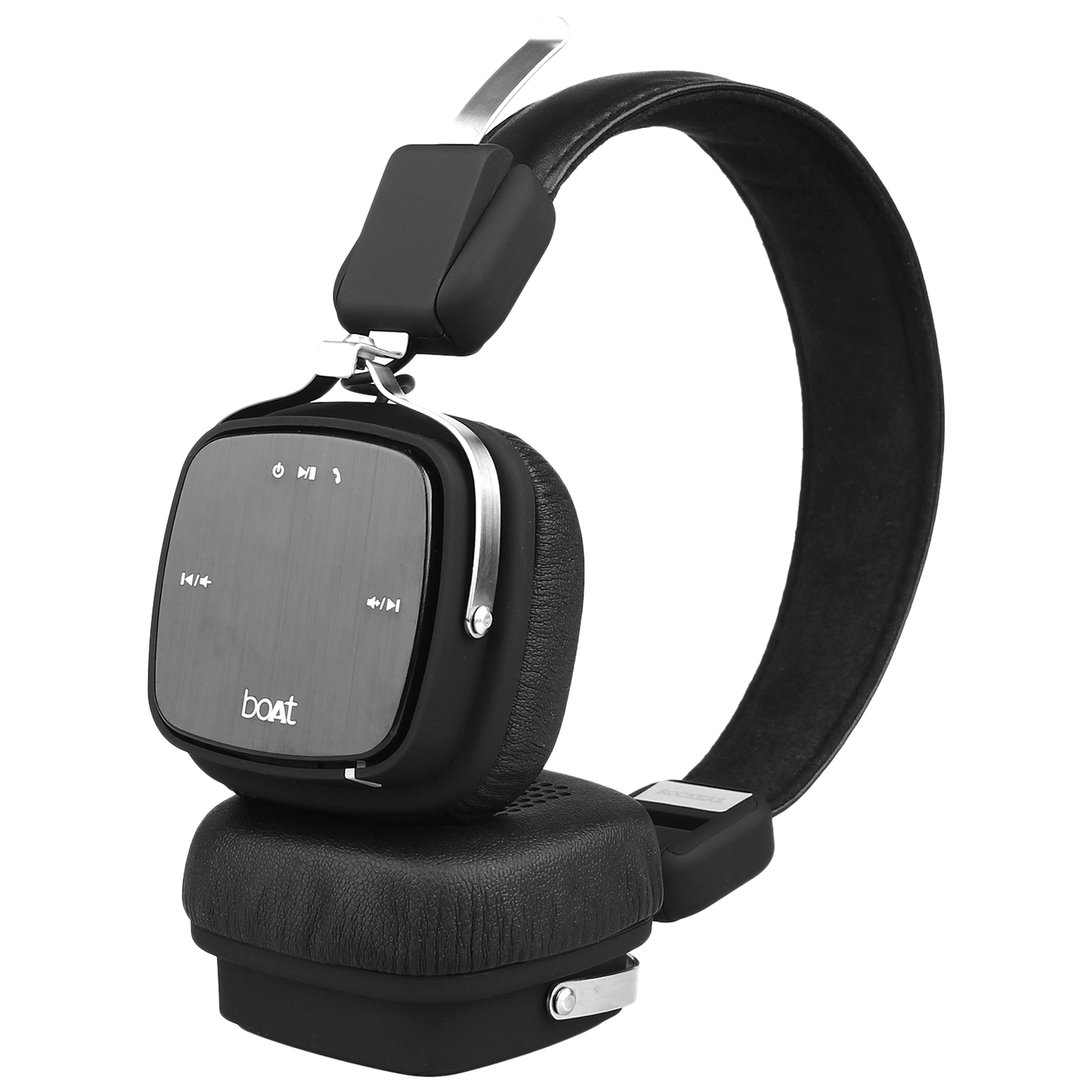 boAt Rockerz 610 On-Ear Wireless Headphones (Black)_1