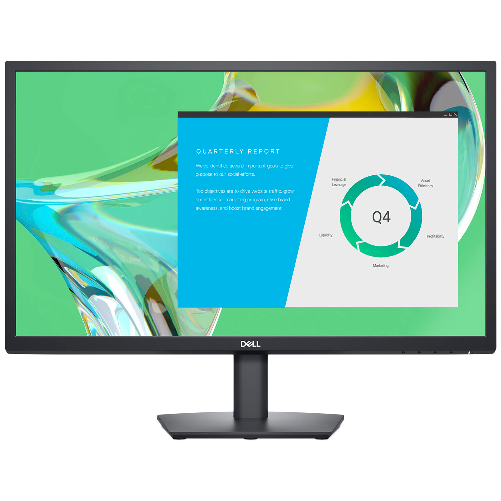 Dell E2422HN 60.96cm (24 Inches) Full HD Flat Panel Monitor (Anti-glare, HDMI, 60Hz, 210-BBUH, Black)_1