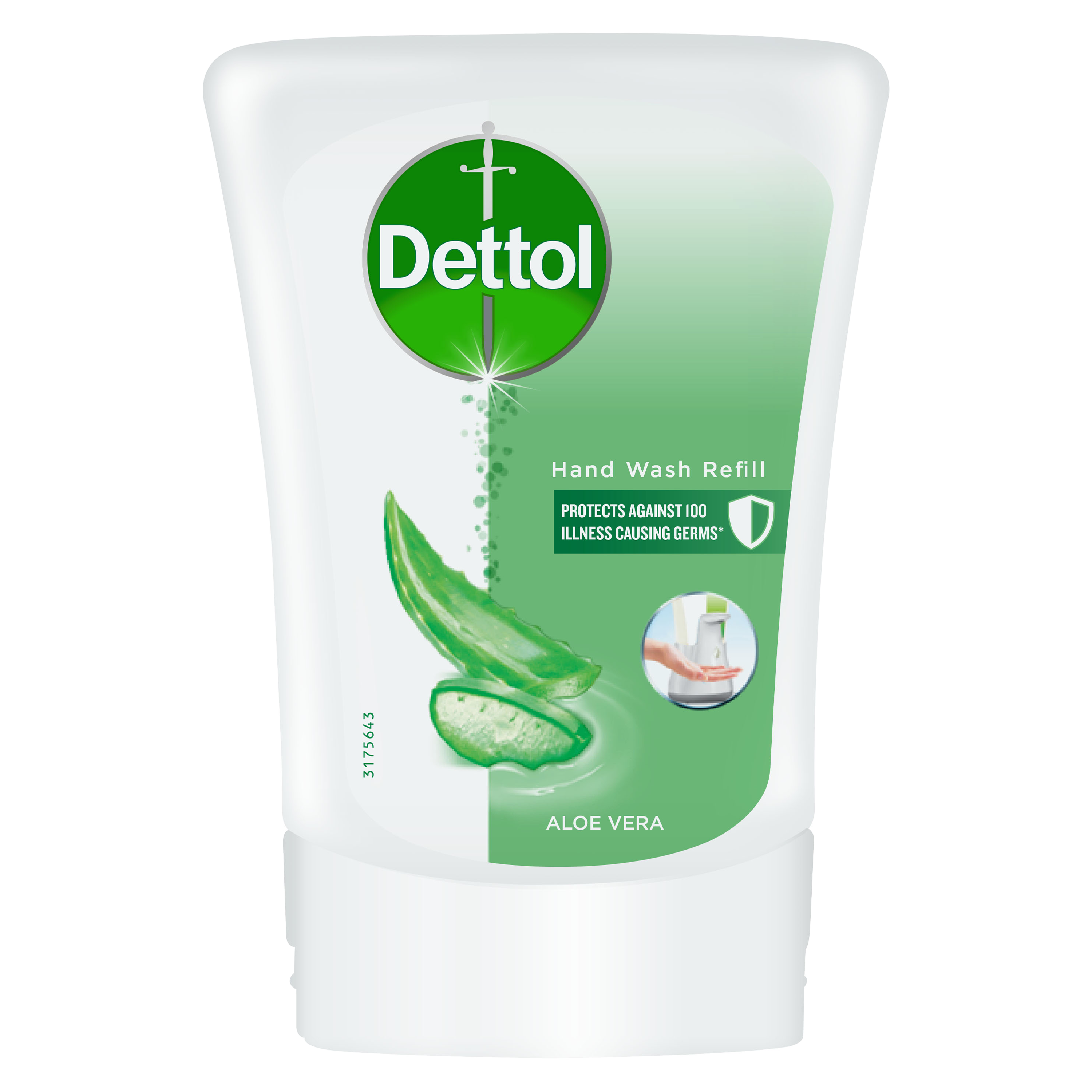 Dettol No-Touch Automatic Handwash Refill (250 ml Capacity, 3190608, White/Green)_1