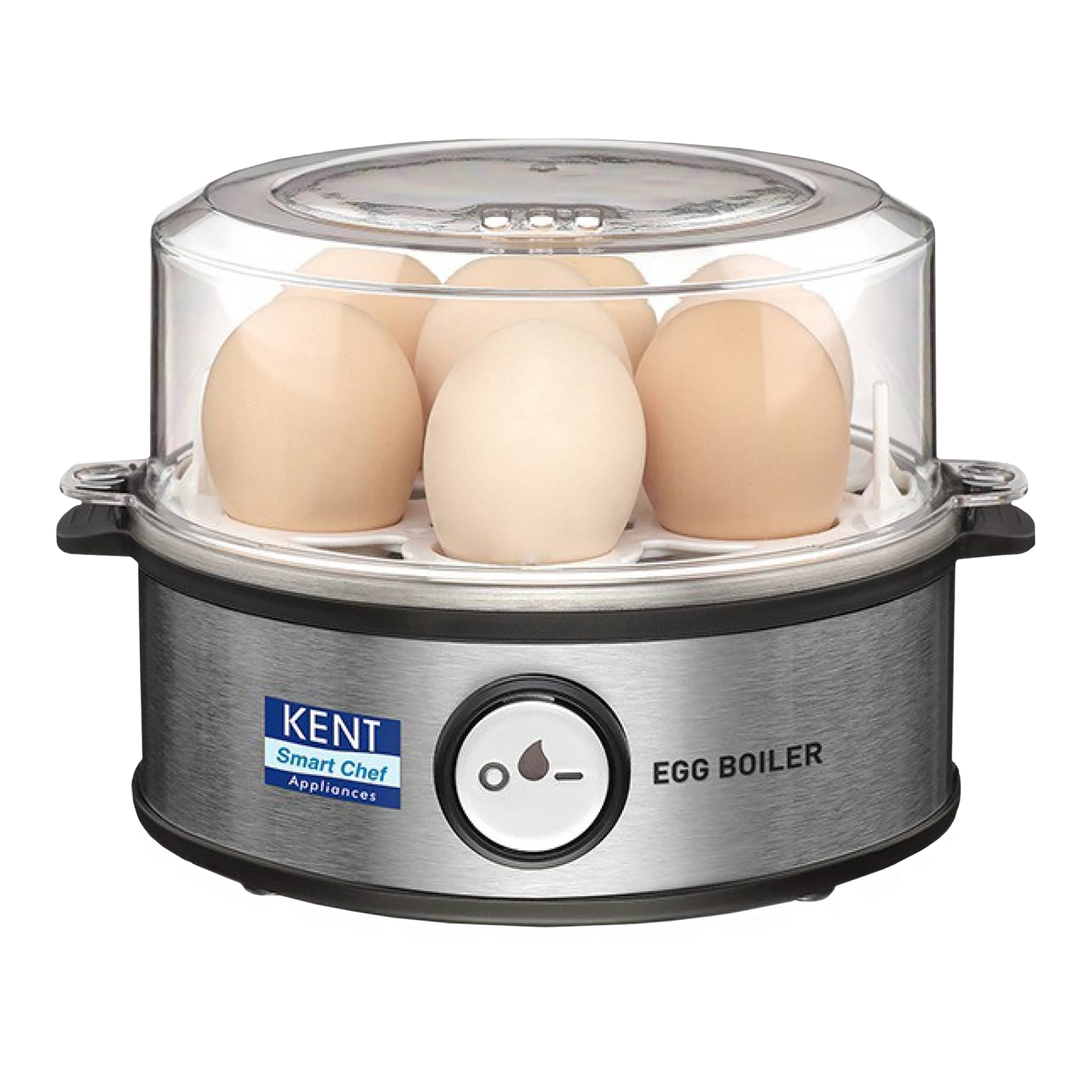 Kent Instant 7 Eggs Electric Egg Boiler (Automatic Power Off, 16020, Silver)