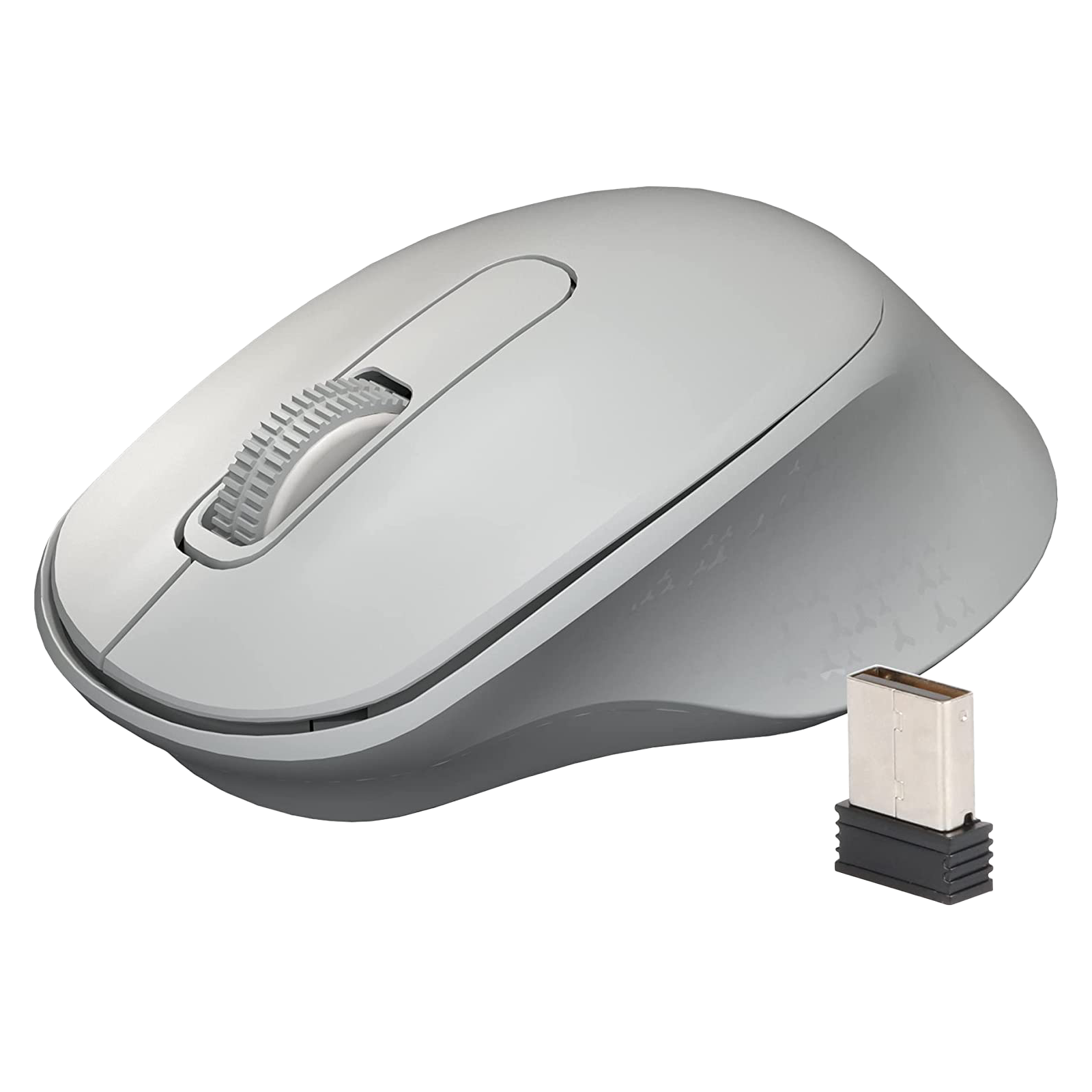 

Zebronics Wireless Optical Mouse (High Precision, Zeb-Ako, Grey), No color