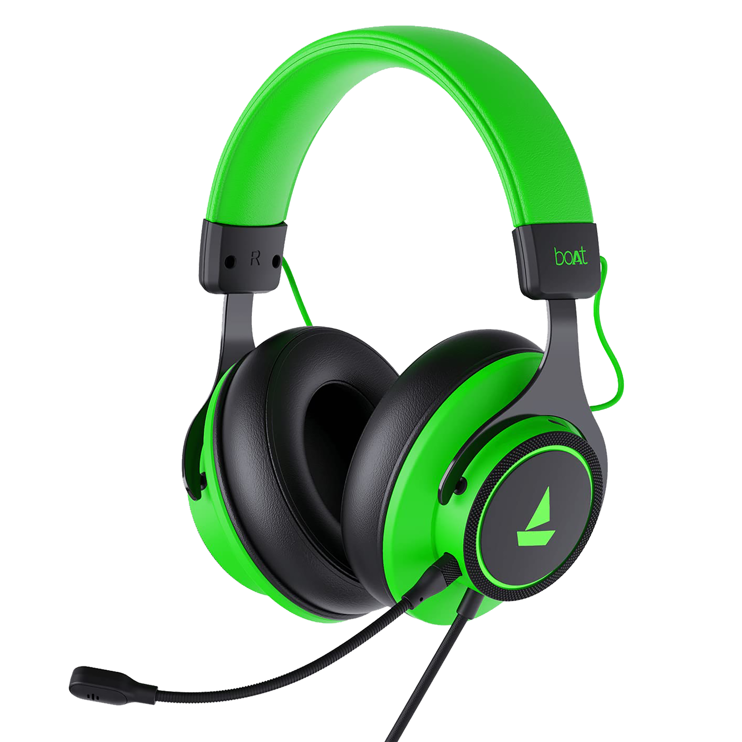 boAt Immortal IM-1000D Over-Ear Wired Gaming Headphone with Mic (Detachable Mic, Viper Green)_1