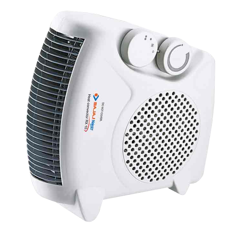 Bajaj Majesty 2000 Watts Fan Room Heater (Auto Thermal Cutout, RX10, White)_1