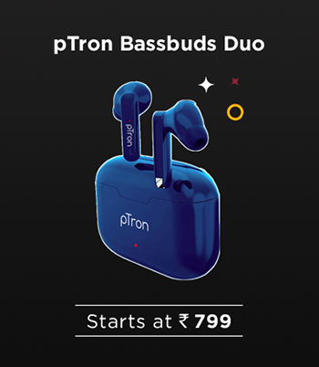 pTron Bassbuds Duo