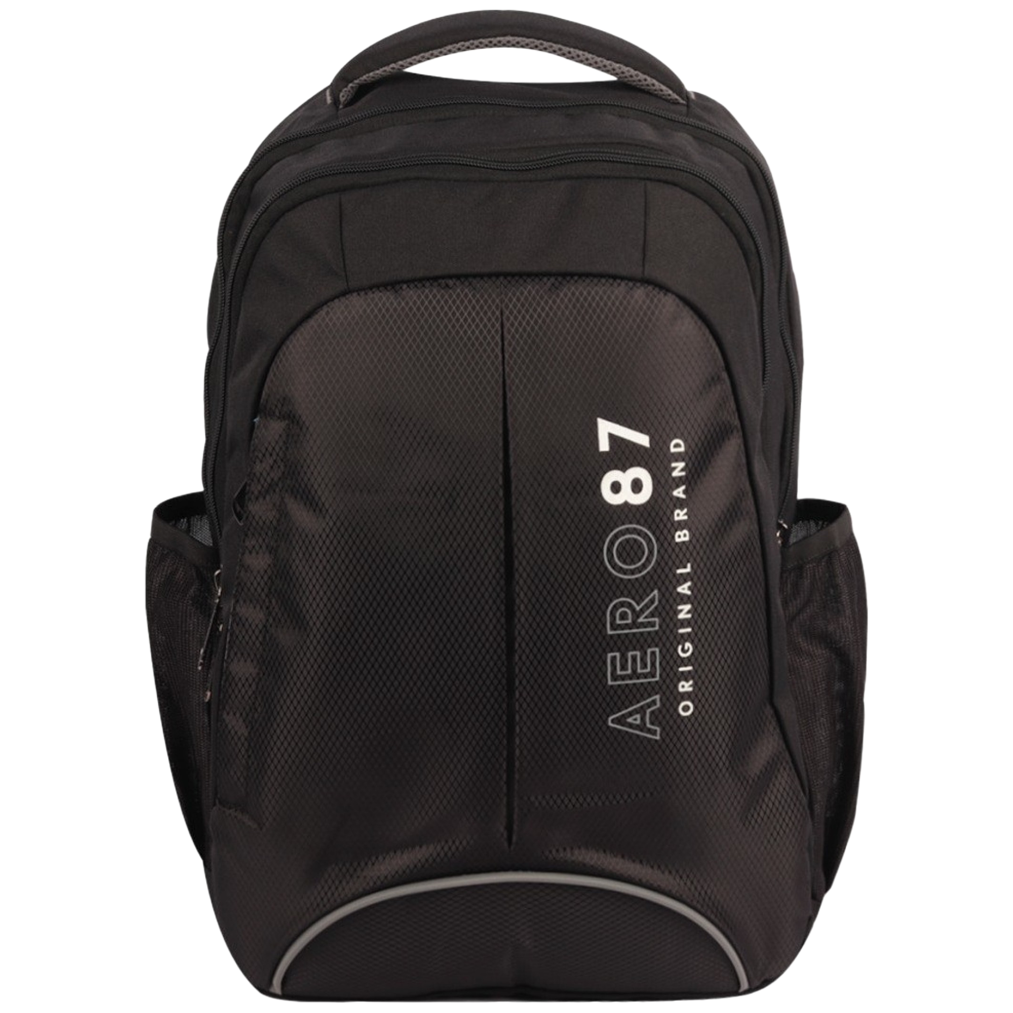 Aeropostale Tempest 20 Litres Nylon Backpack (Waterproof, AERO-BP-1006-BLK_G, Black/Grey)_1