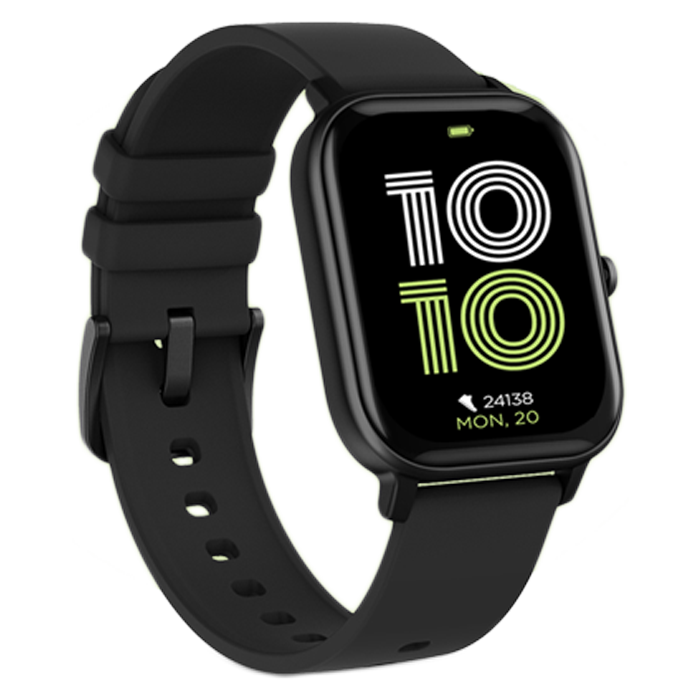Pebble Prism Smart Watch (Bluetooth, 43.18mm) (11 Sports Mode, PFB12, Black, Silicone Band)_2