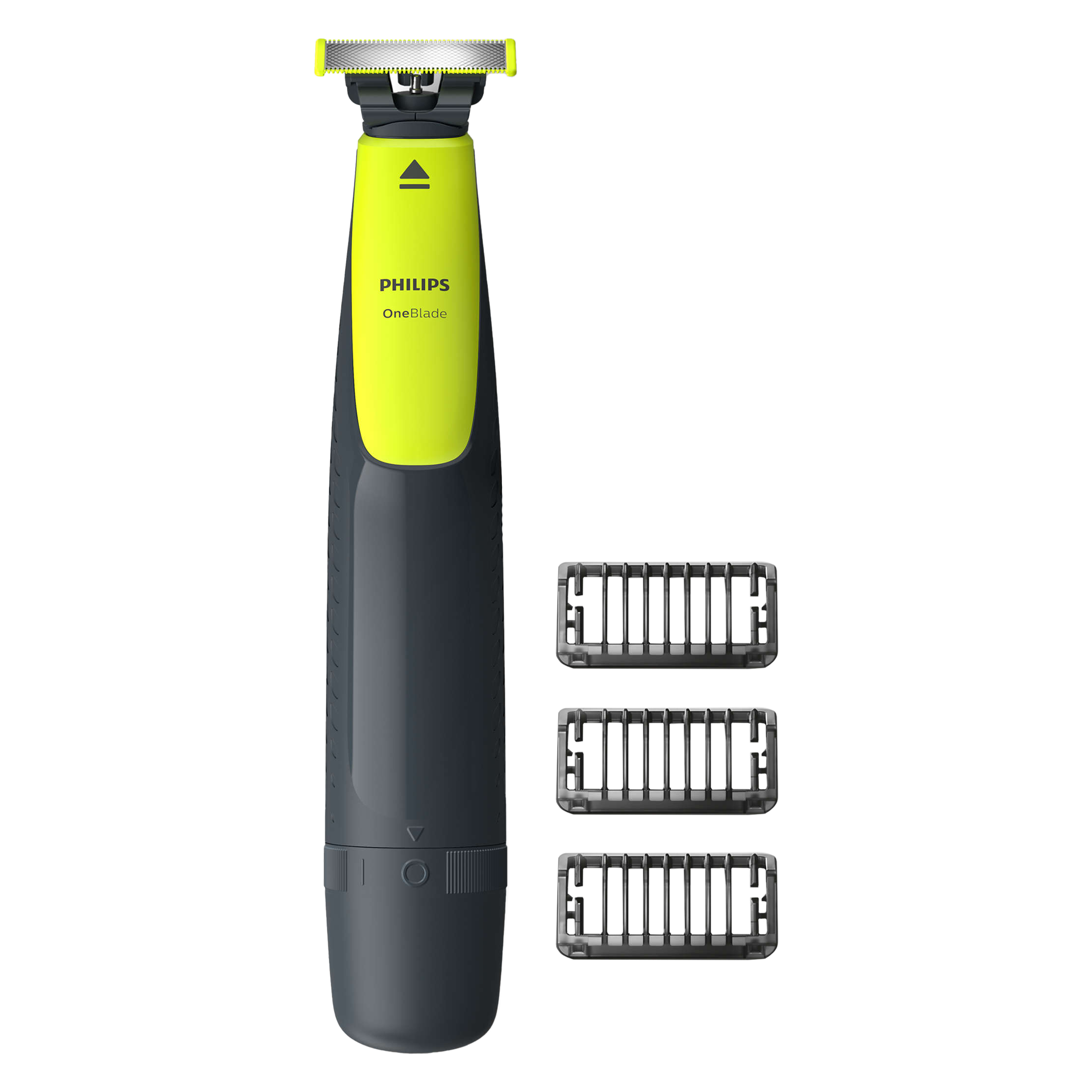 Philips OneBlade Face QP2512/10 Hybrid Booklet Blister Cordless Trimmer (Long Lasting Battery, 885251210480, Lime Green/Charcoal Grey)_1