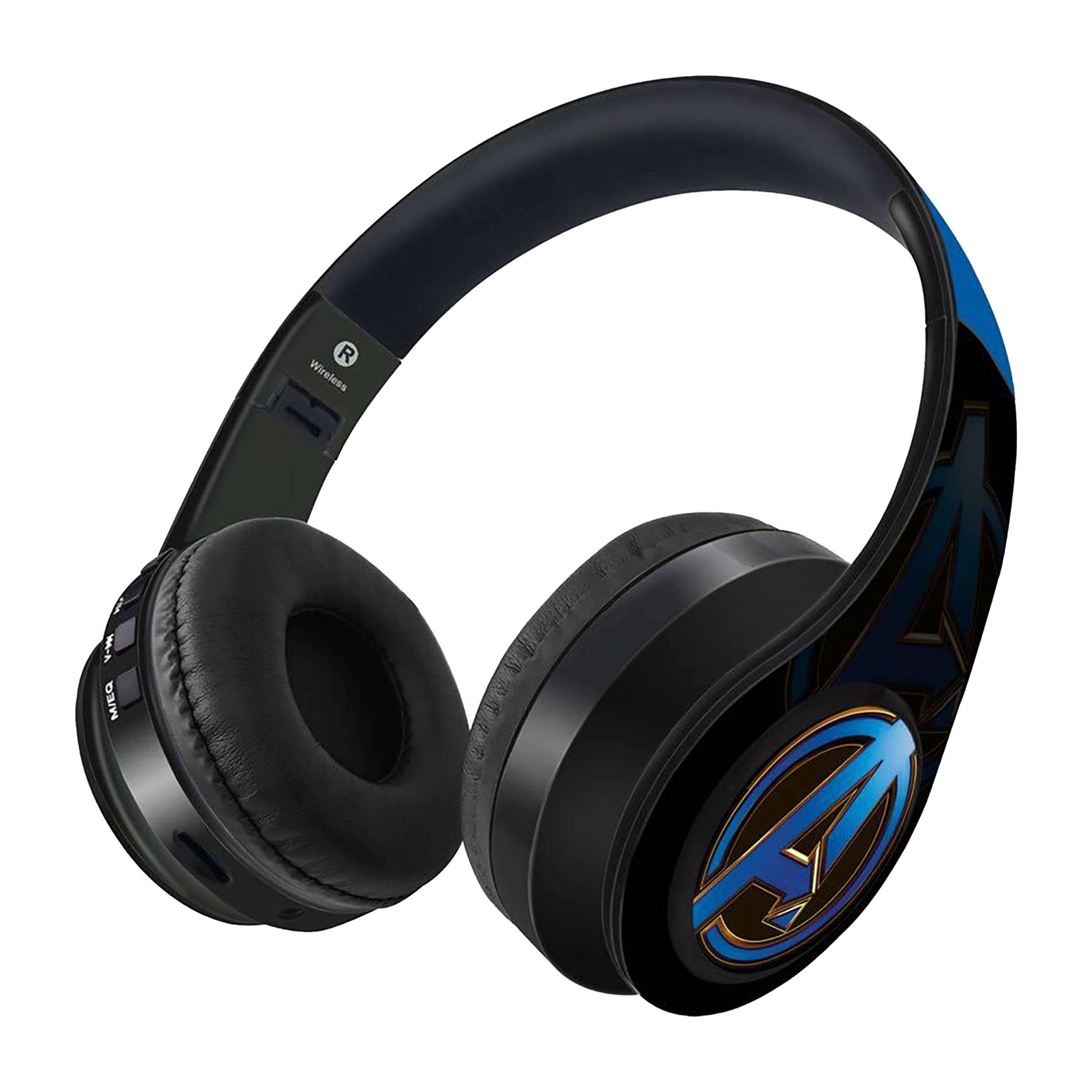 Macmerise Endgame Logo Decibel On-Ear Passive Noise Cancellation Wireless Headphone with Mic (Bluetooth 5.0, SODCIBLMM4482, Multicolor)_1
