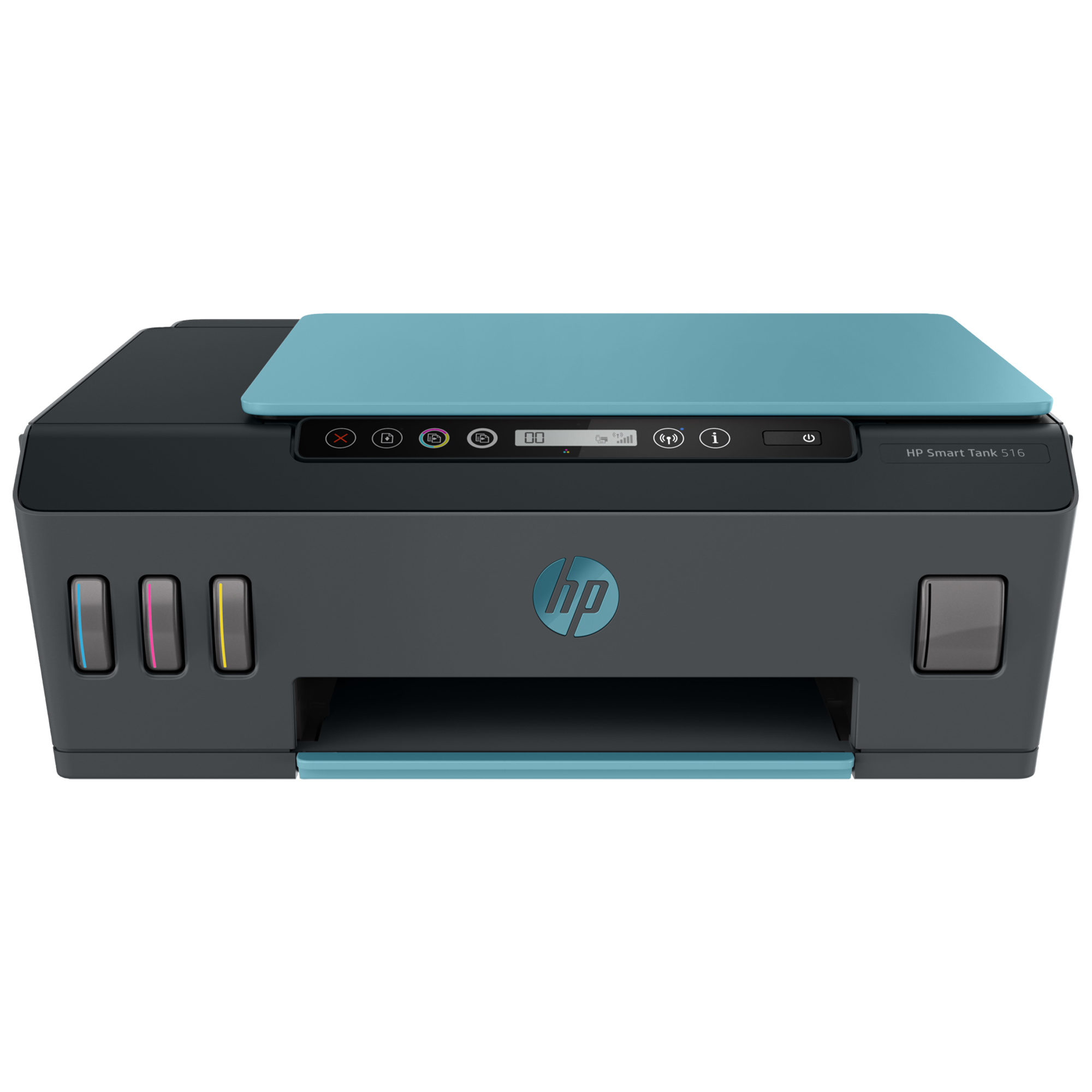 HP Smart Tank 516 Wireless Color All-in-One Inkjet Printer (Borderless Printing, 3YW70A, Cyan)