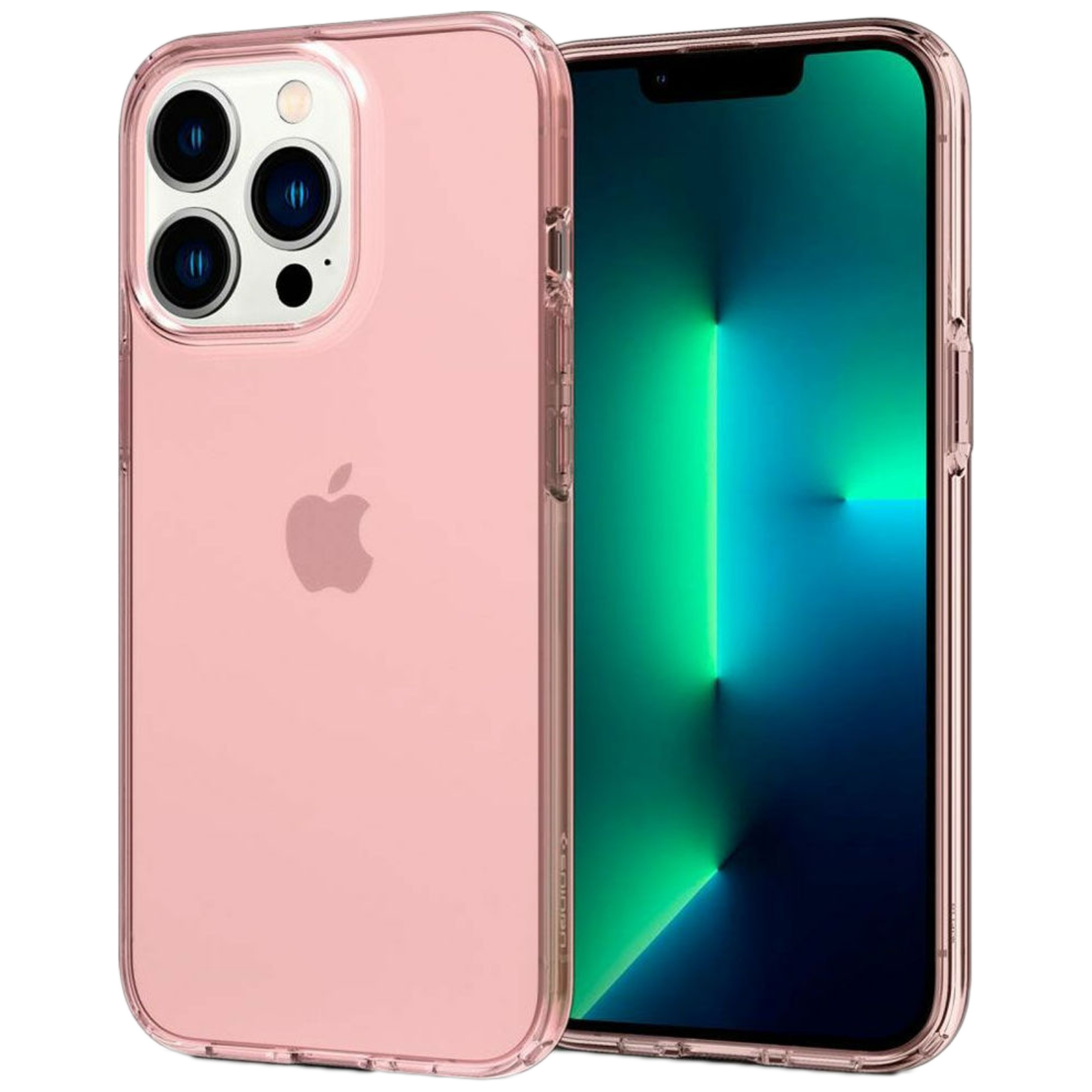 

Spigen Crystal Flex TPU Back Case For iPhone 13 Pro (Drop Protection, ACS03298, Rose Crystal), No color