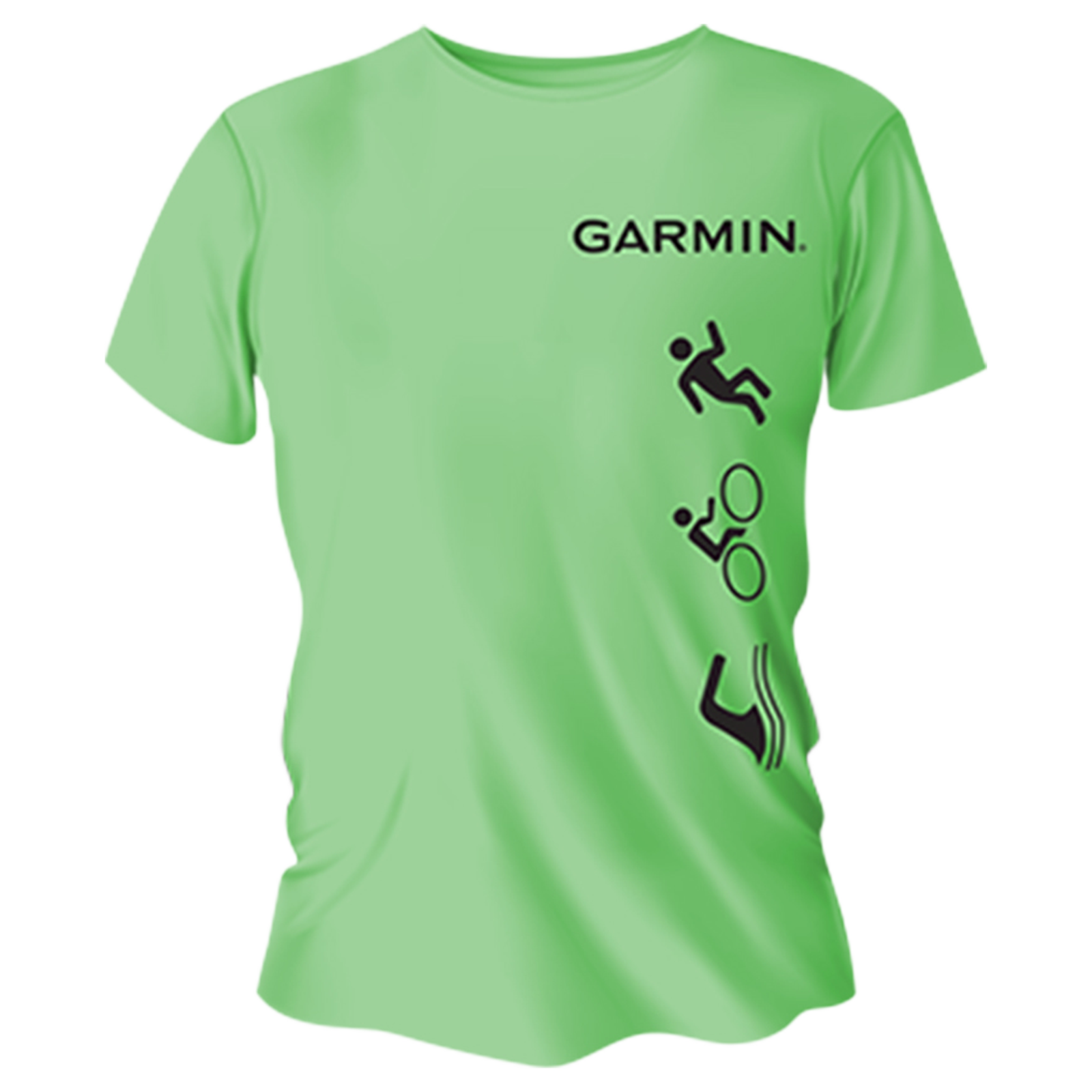 Garmin Dry fit T-Shirt (TEE, Neon Green)_1
