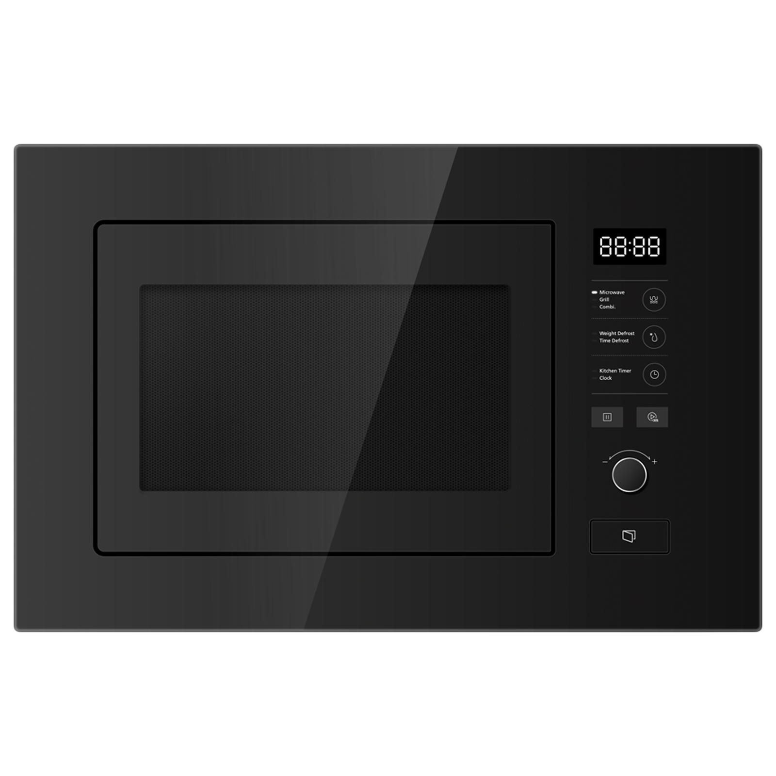 Elica 22 Litres Built-in Microwave Oven (Radiant Grilling with Bottom Heating Function, EPBI MWO GL 220, Black)_1