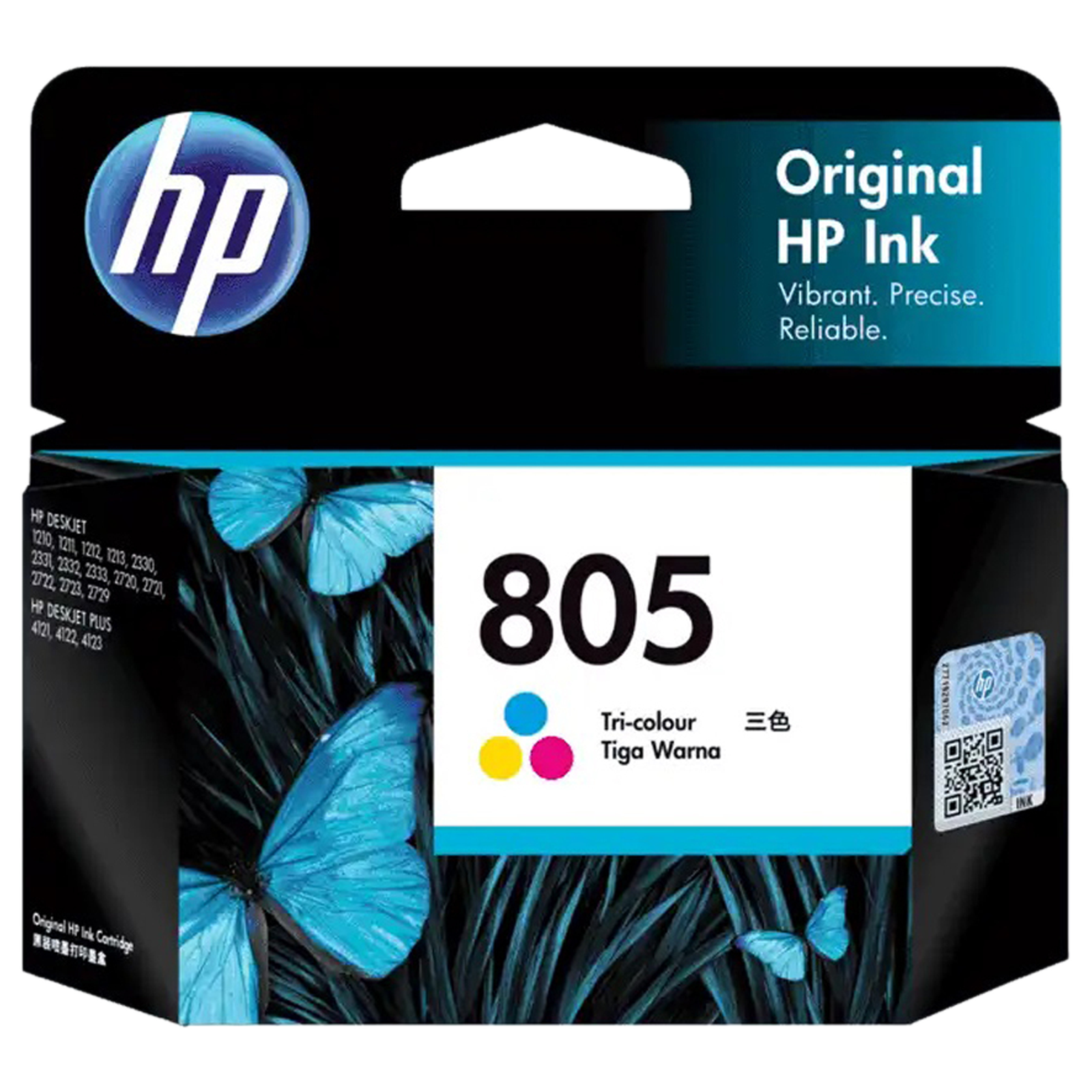 HP 805XL High Yield Tri-color Original Ink Cartridge (3YM72AA, Blue, Yellow & Pink)_1