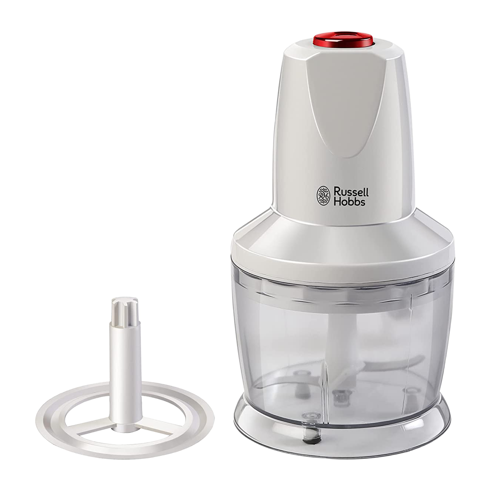 RUSSELL HOBBS 300 Watts 0.5 Litres Electric Chopper (Suitable for Fruits + Vegetable, 2 Blades, RCH300N, White)_1