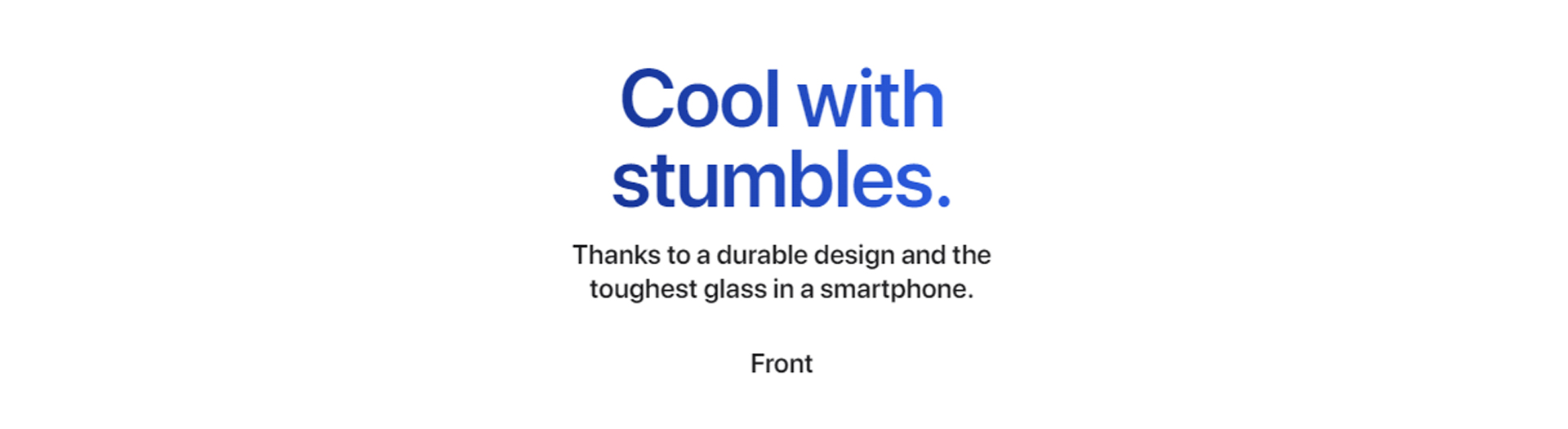 Cool With Stumbles