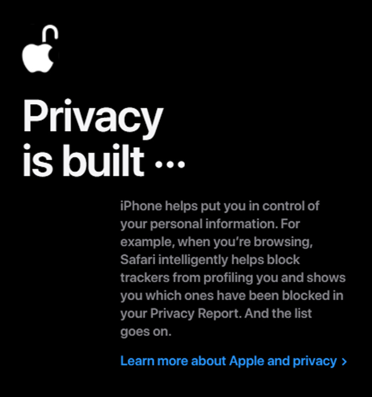 Privacy is Built-in