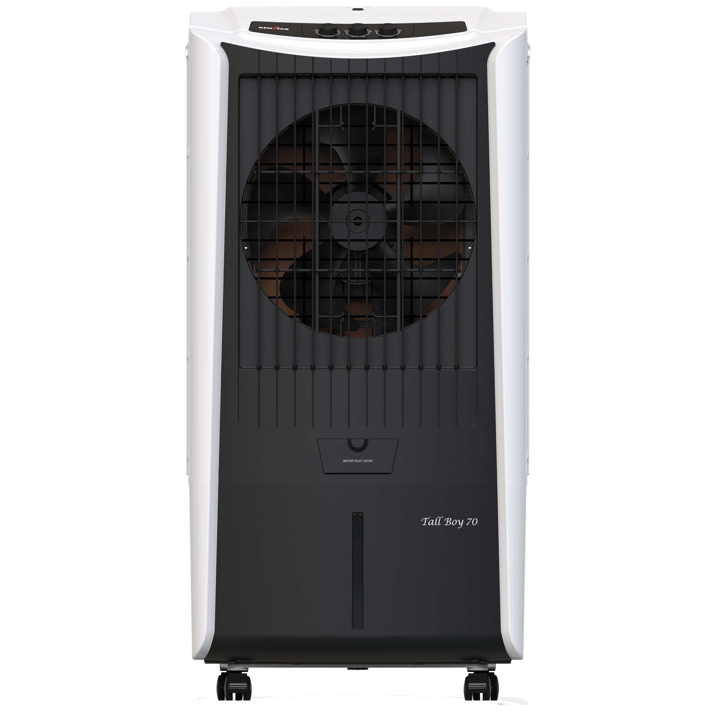 Kenstar TALLBOY HC 70 Litres Desert Air Cooler (Honeycomb Cooling Technology, KCLTLBBK070FMH-ESV, Black & White)